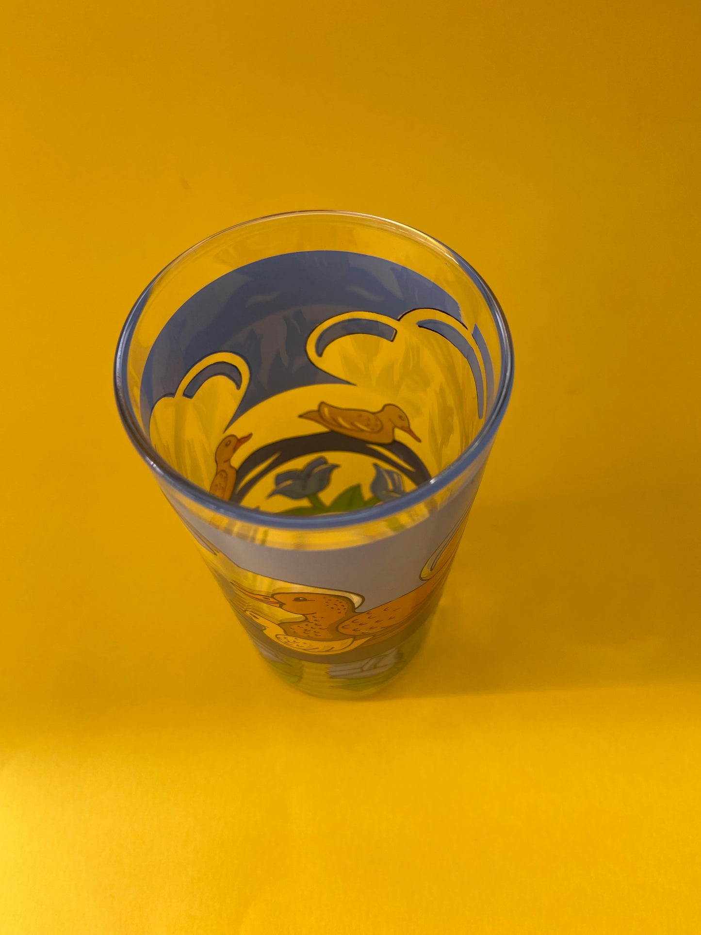 Large DUCKS lemonade glass