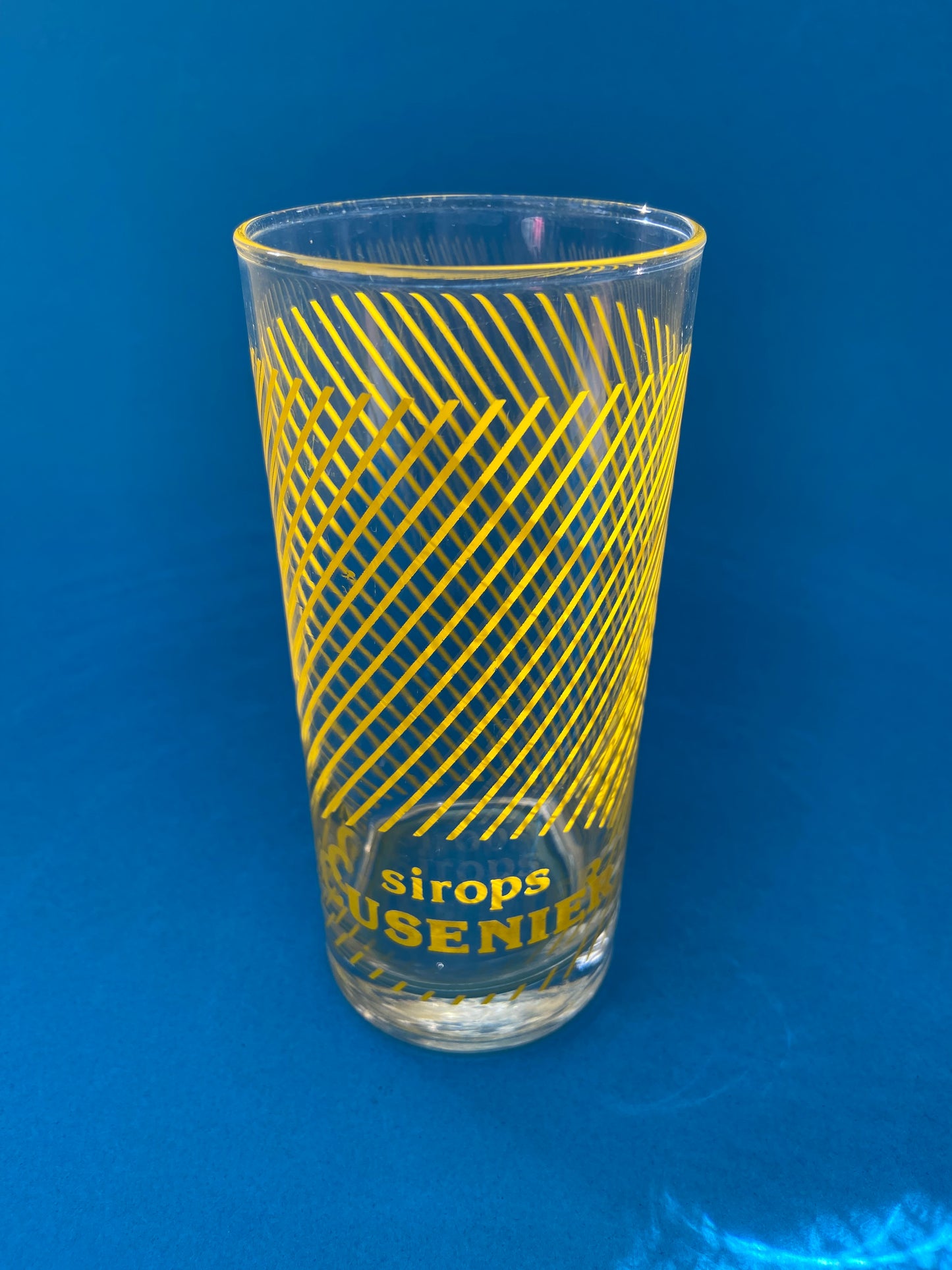 Set of 3 large CUSENIER Syrup glasses