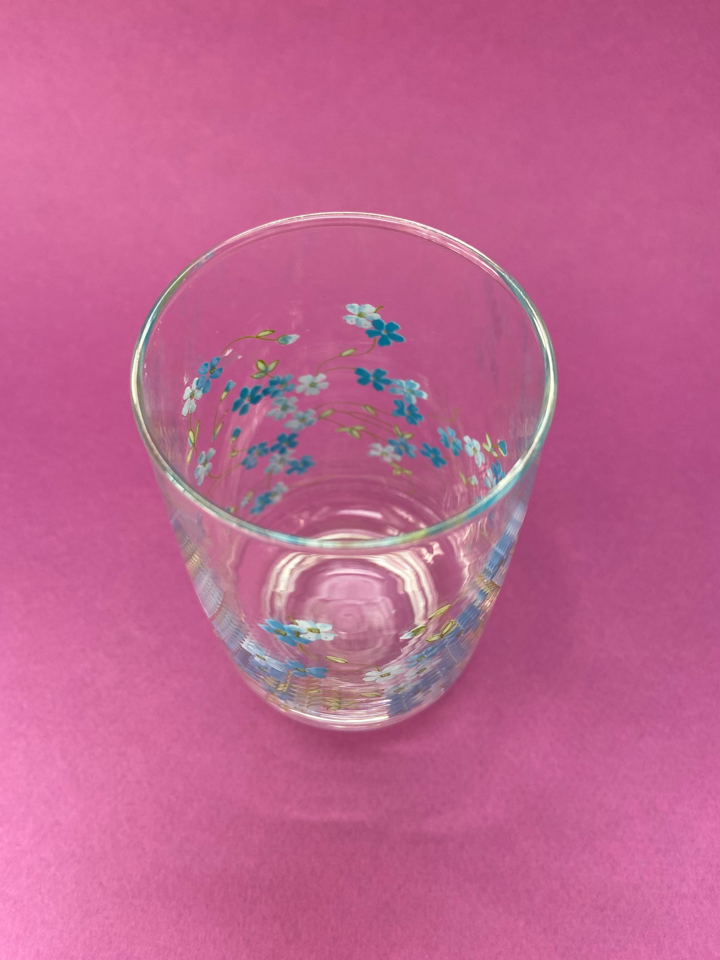 Verre haut transparent « MYOSOTIS »