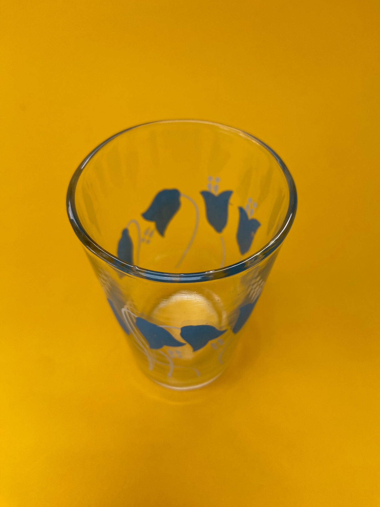 Verre à eau CLOCHETTES bleu