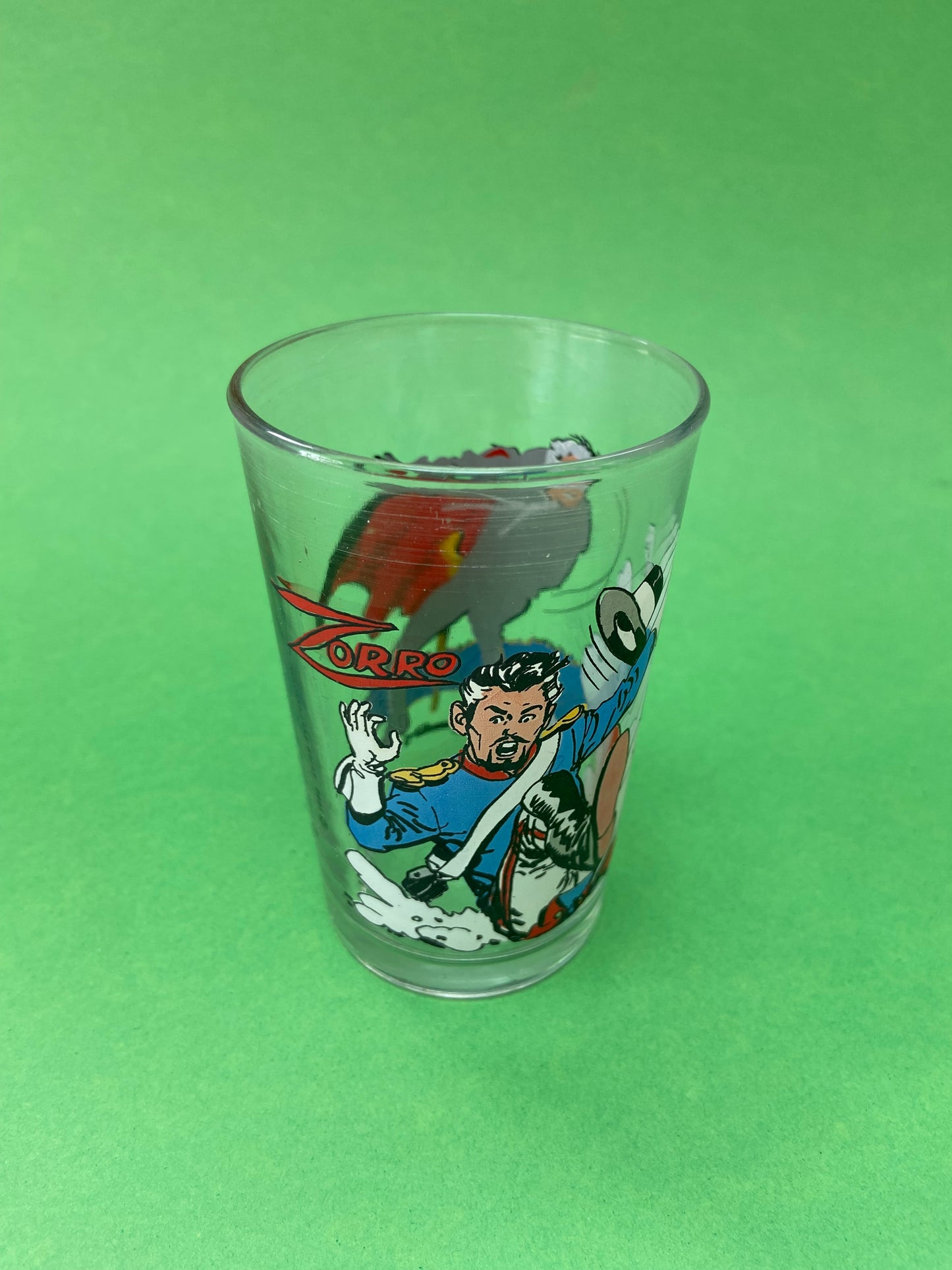 Vintage glass 1986 ZORRO