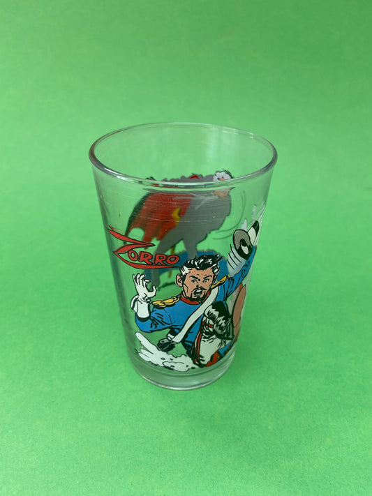 Verre vintage 1986 ZORRO