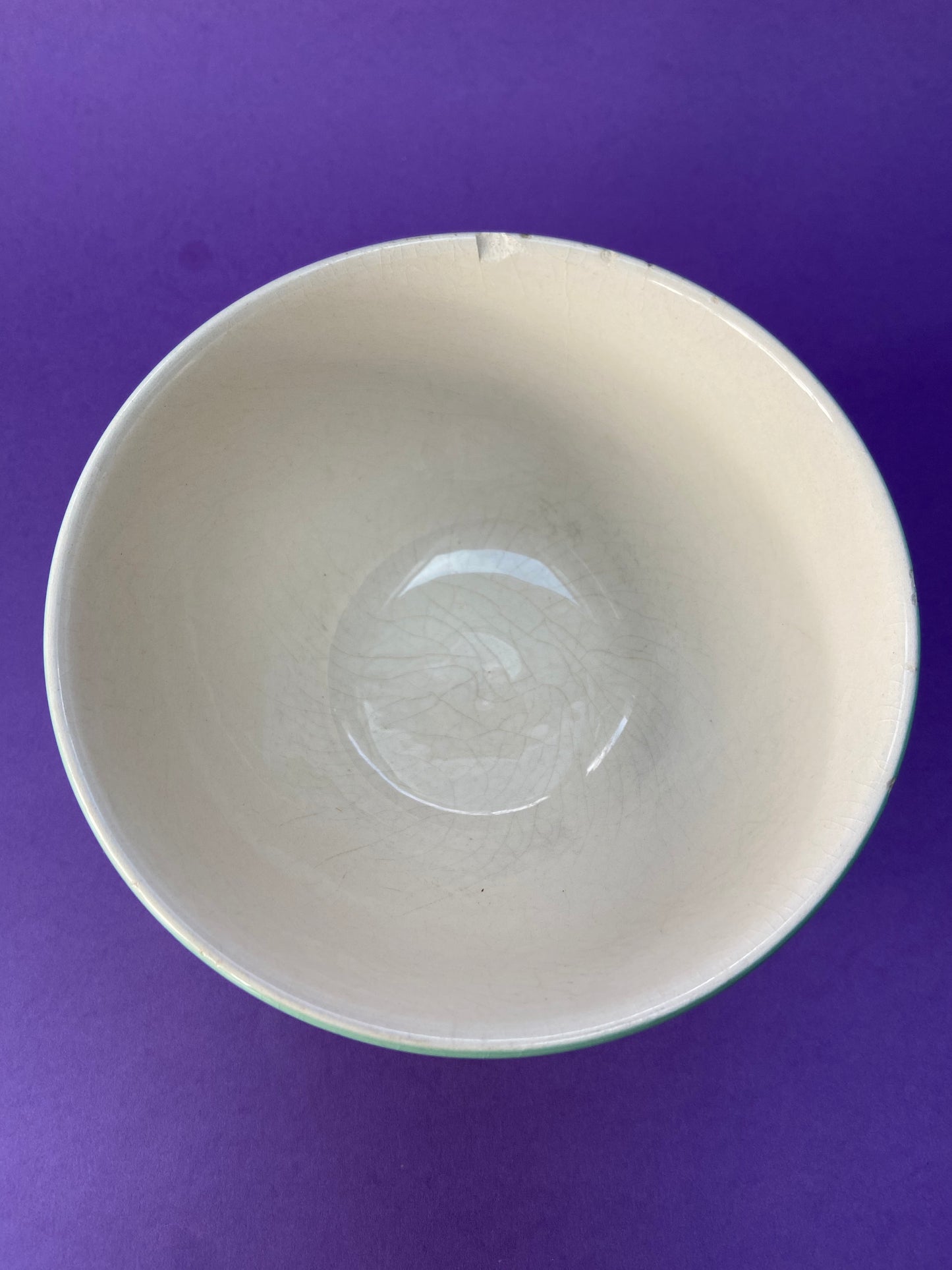 Large Genevieve Lethu bowl CELADON blue