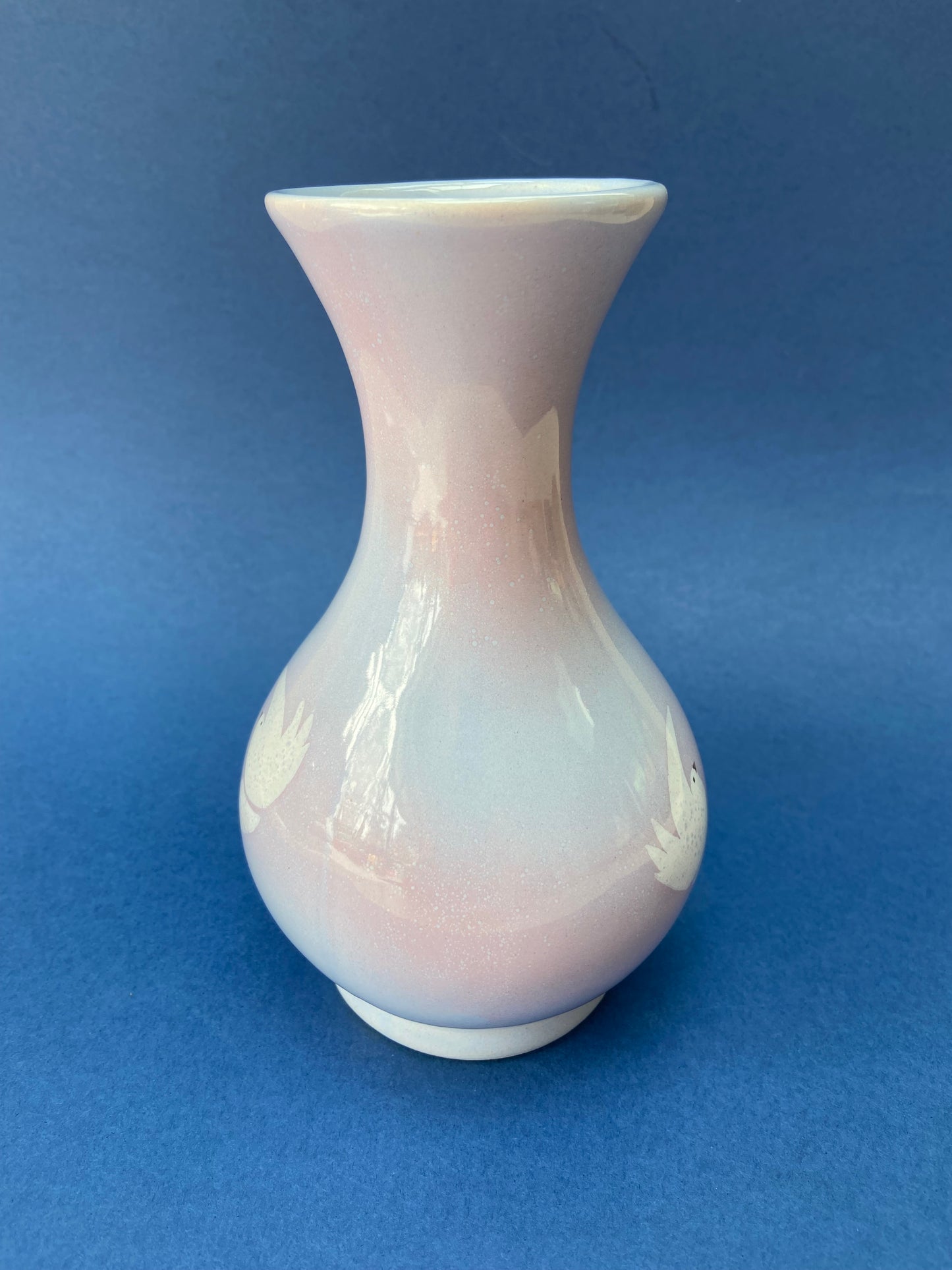 Vase faïencerie Pornic HIRONDELLES