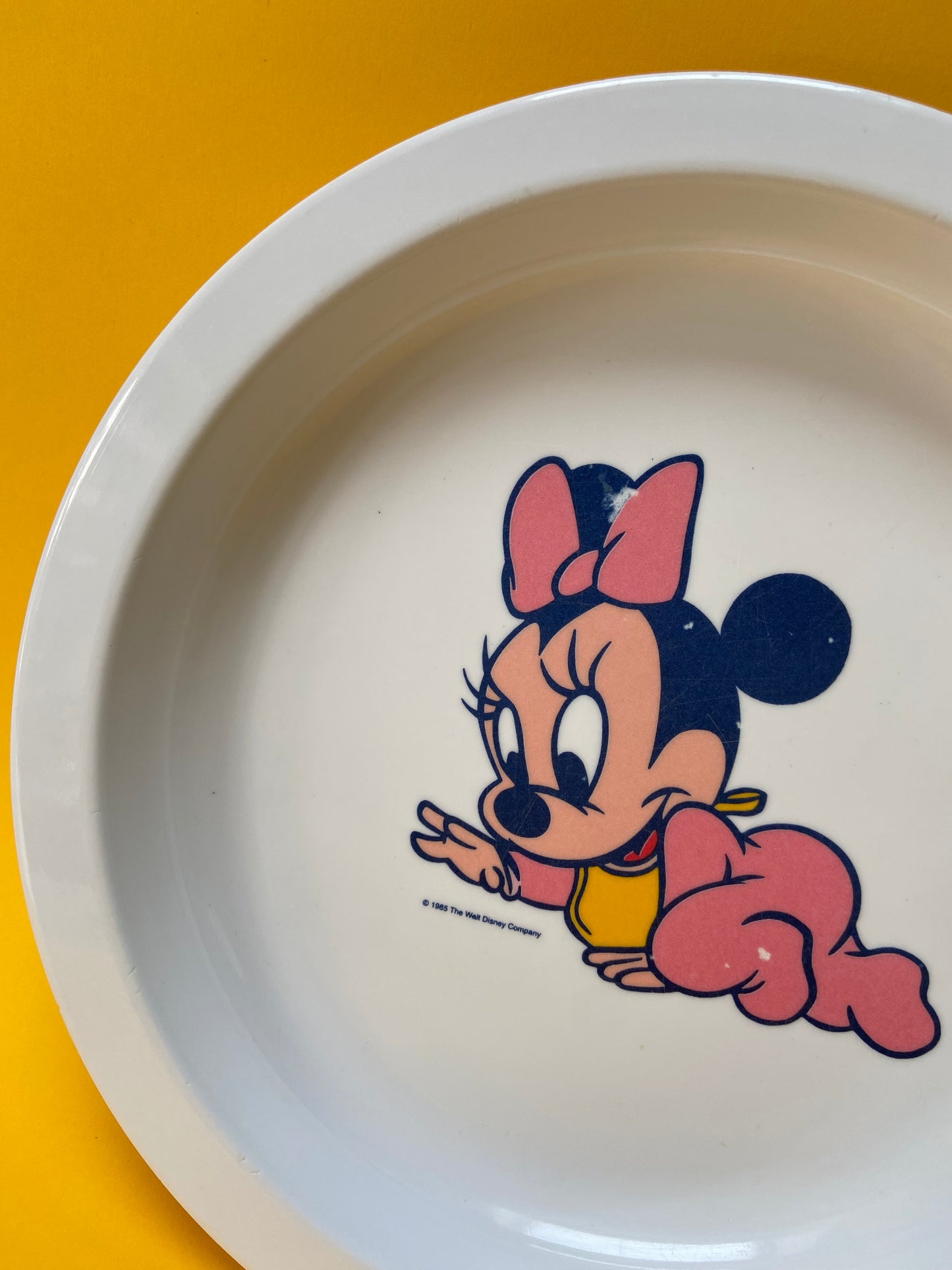 Baby Minnie plate