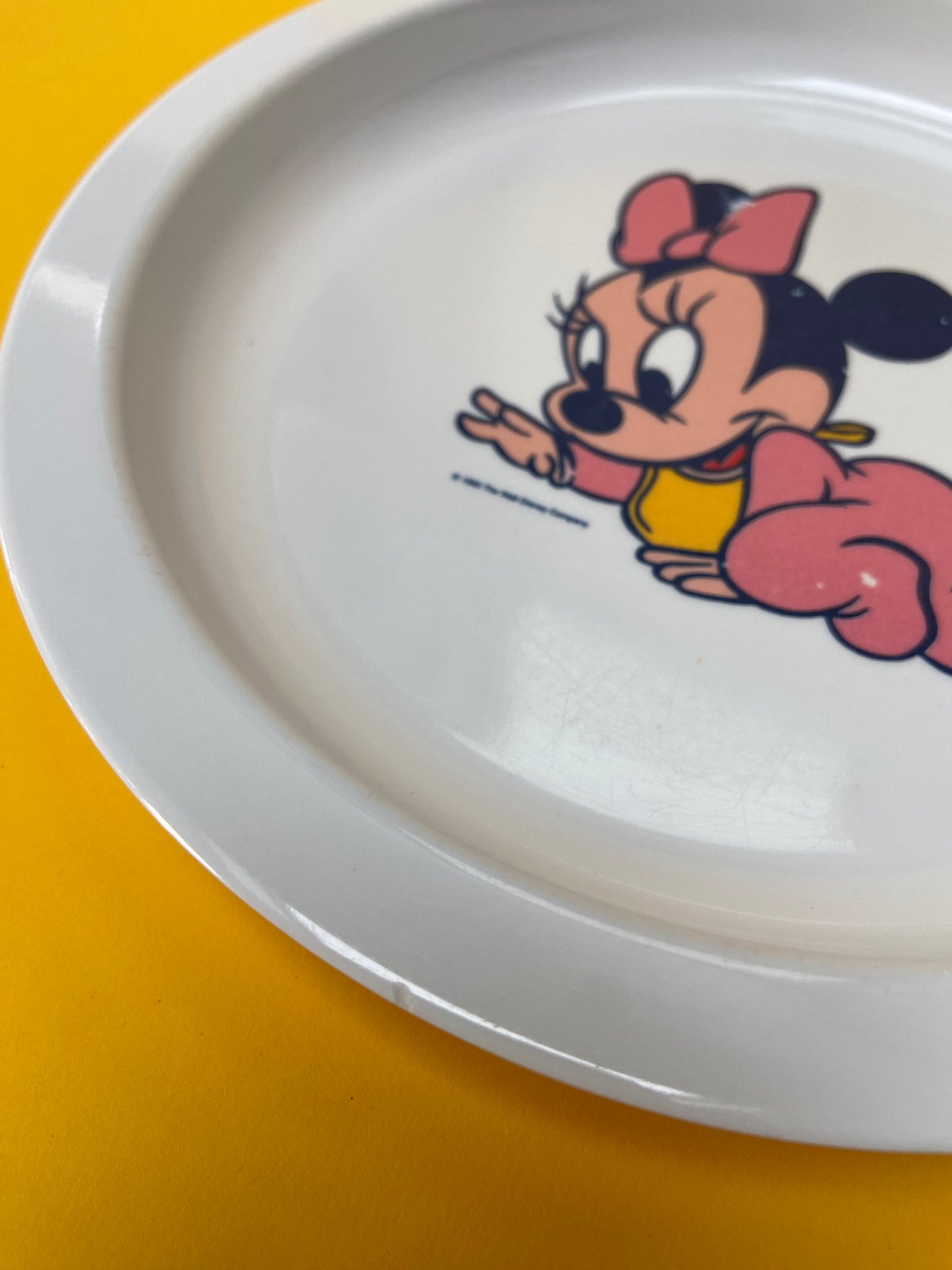 Baby Minnie plate