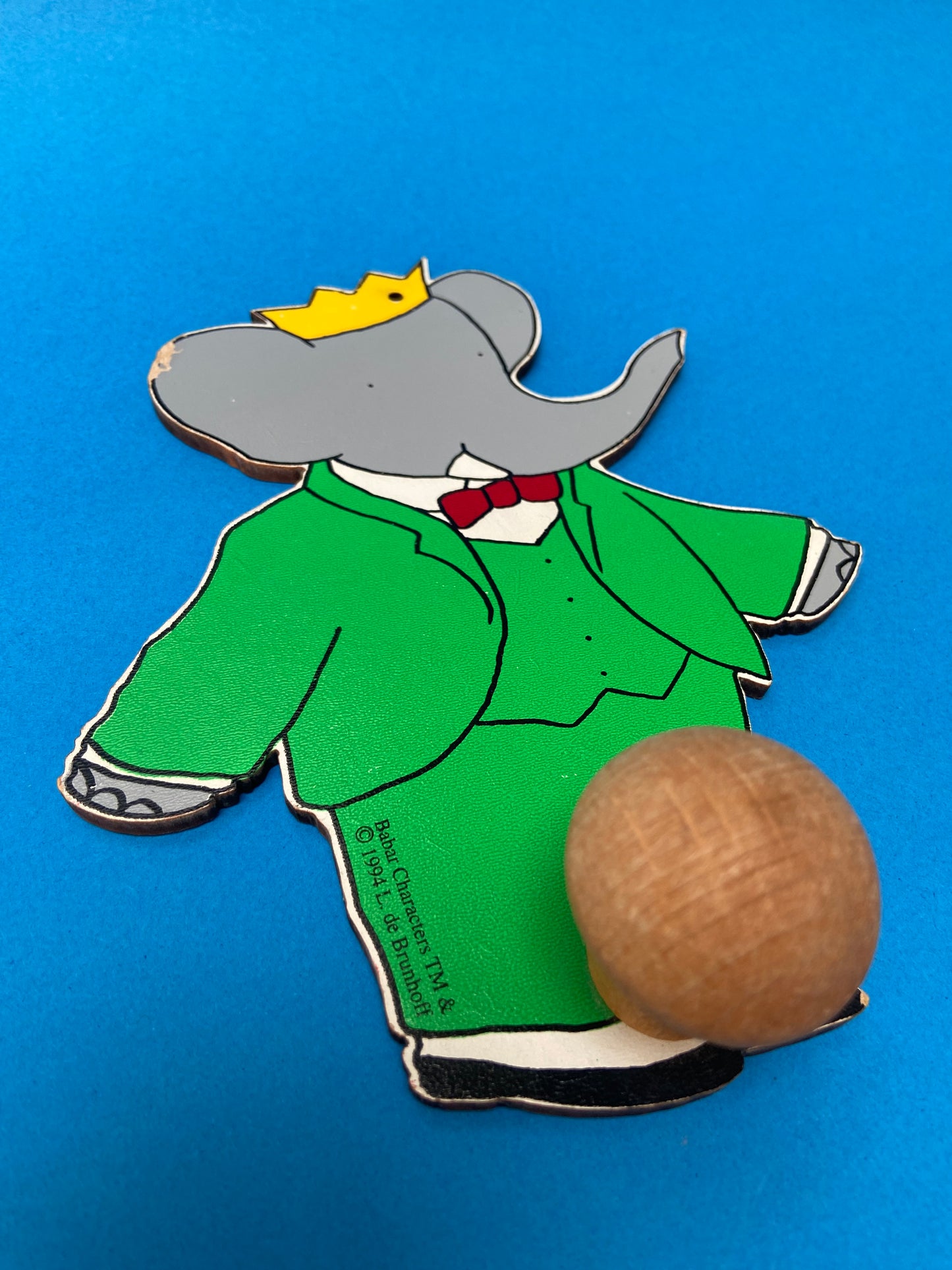 Small wooden coat rack BABAR