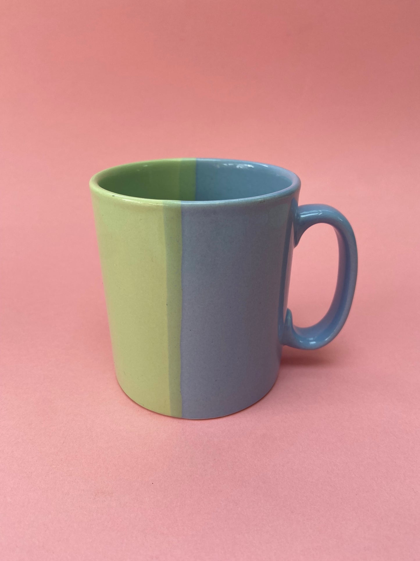 BLUE/GREEN pastel mug