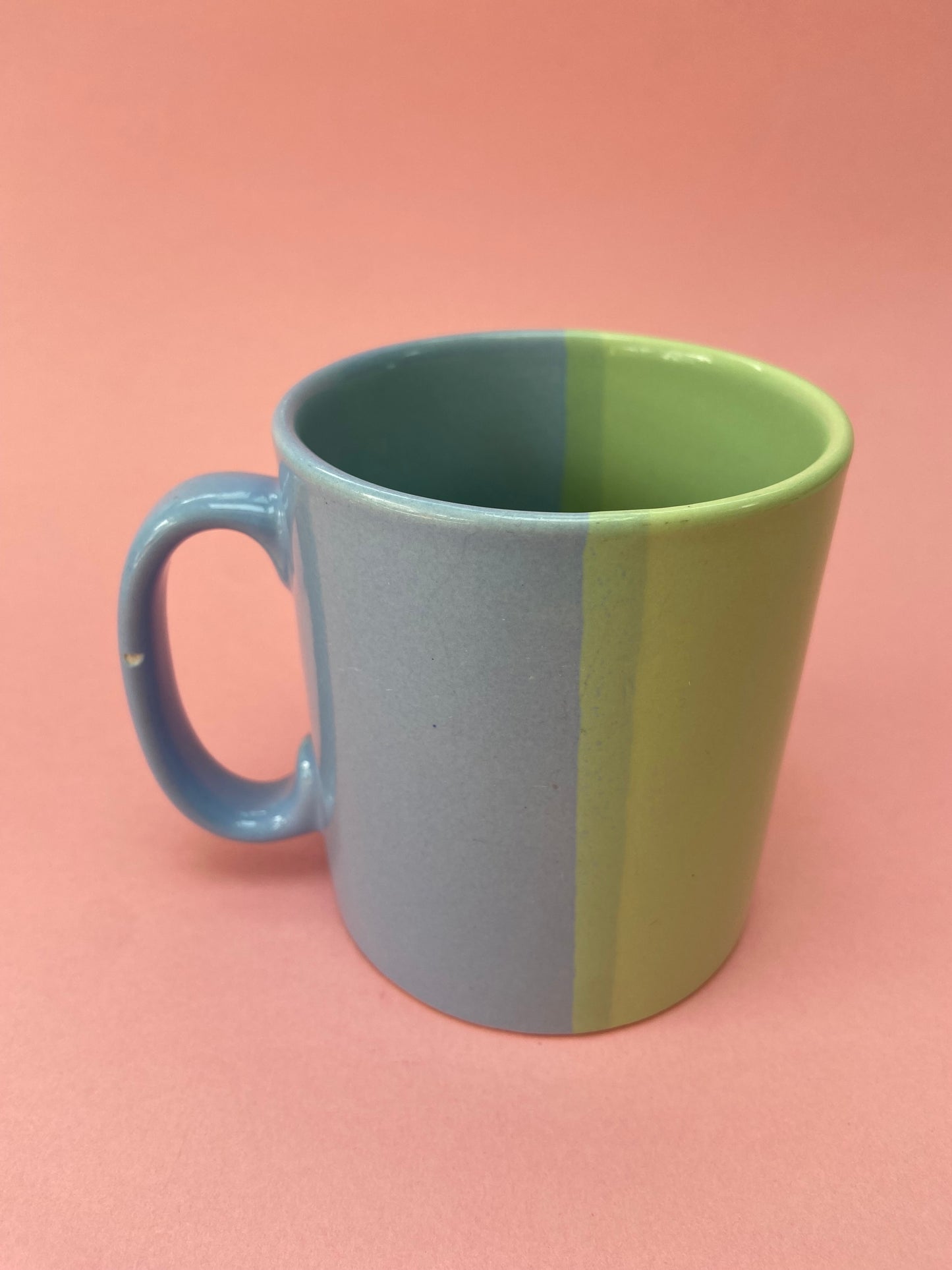 BLUE/GREEN pastel mug