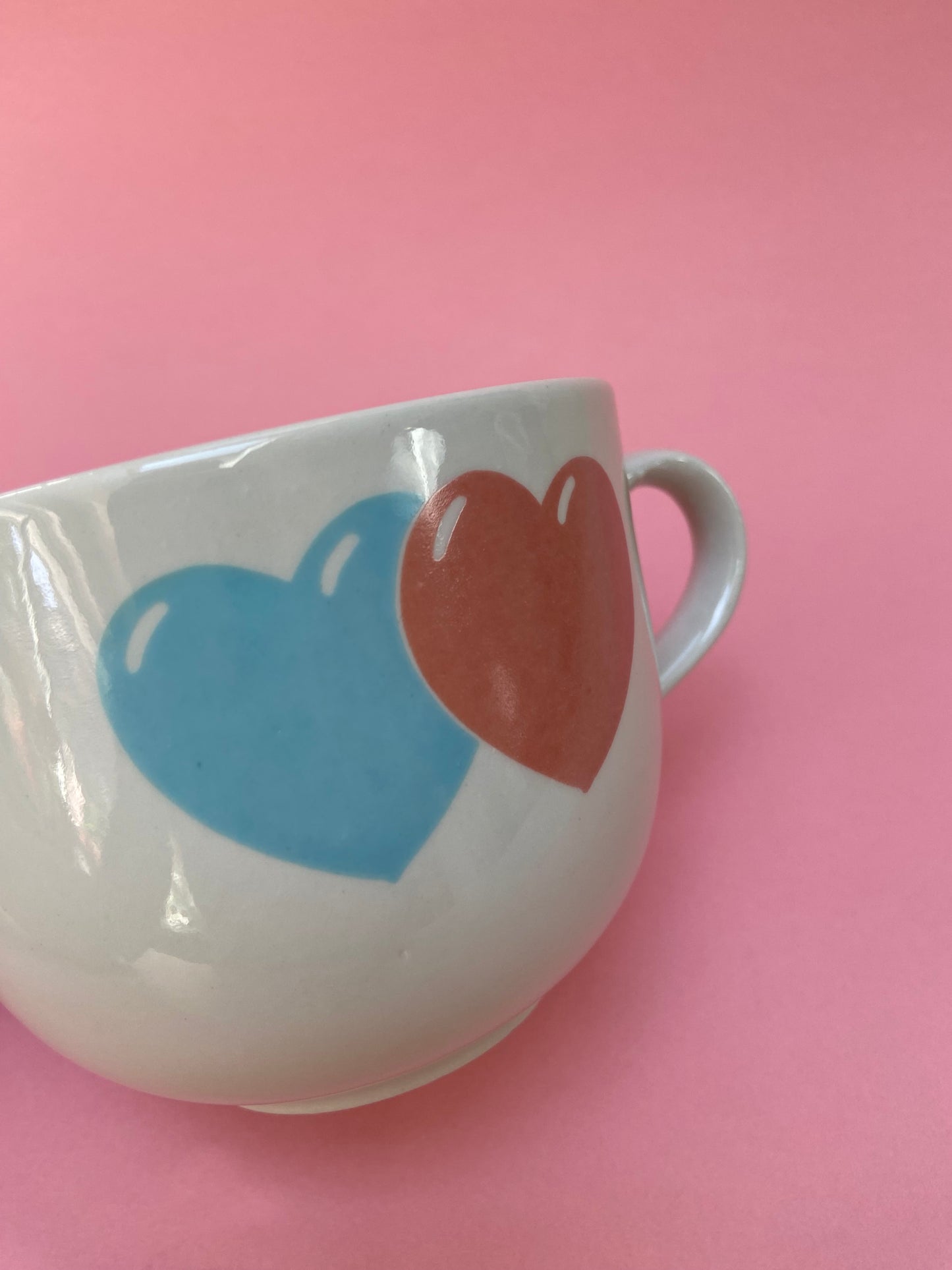 Grande tasse COEURS pastel