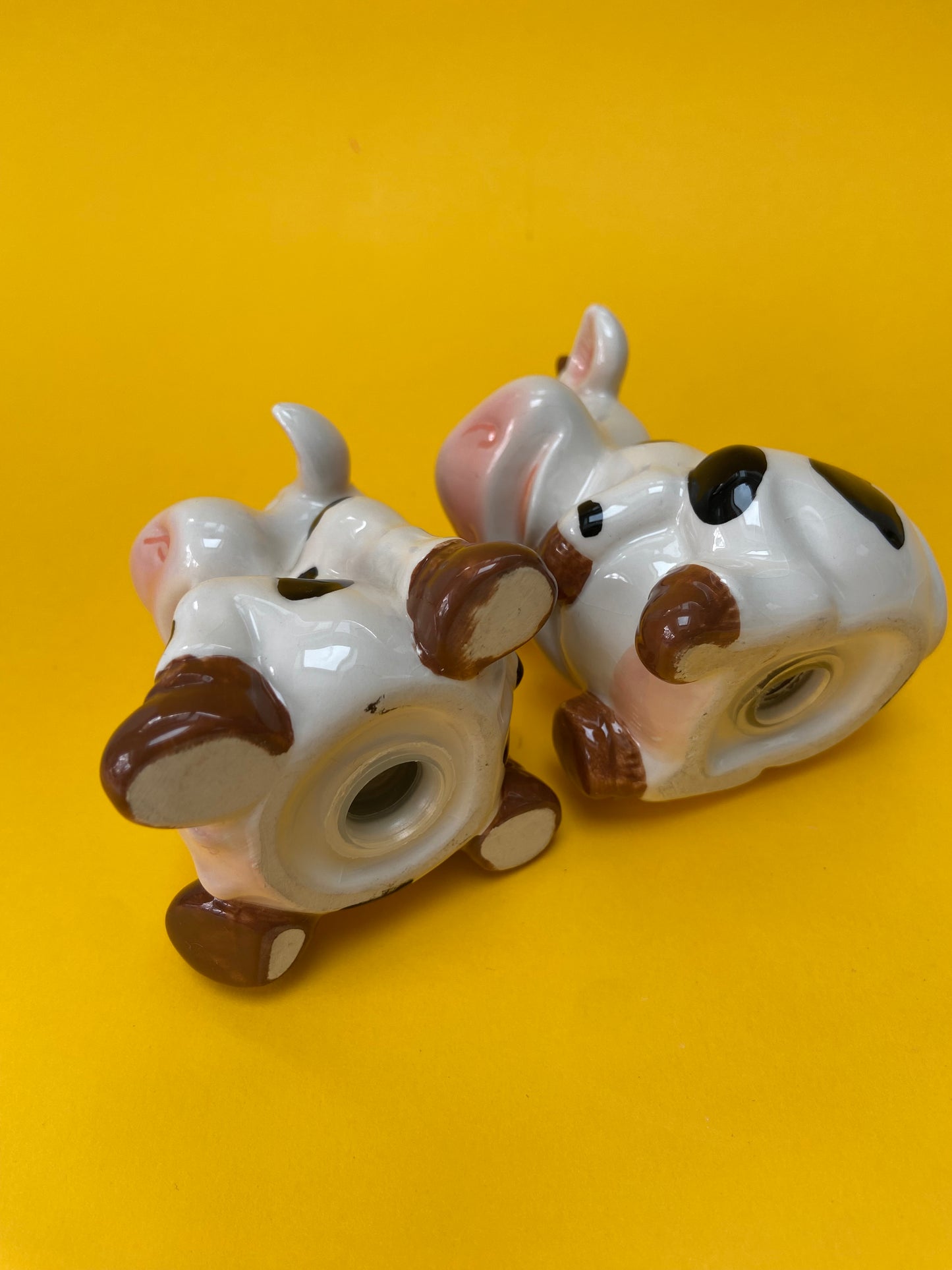 COWS ceramic salt / pepper shaker