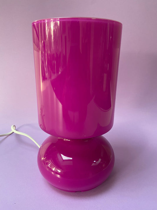 Lampe IKEA des années 90 couleur ROSE FUSCHIA