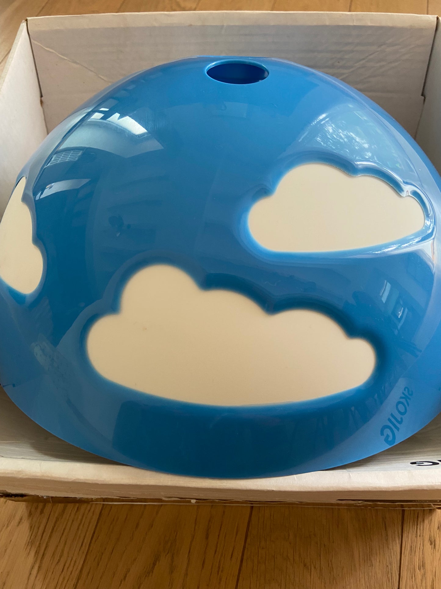 IKEA 90s cloud pendant light BLUE color