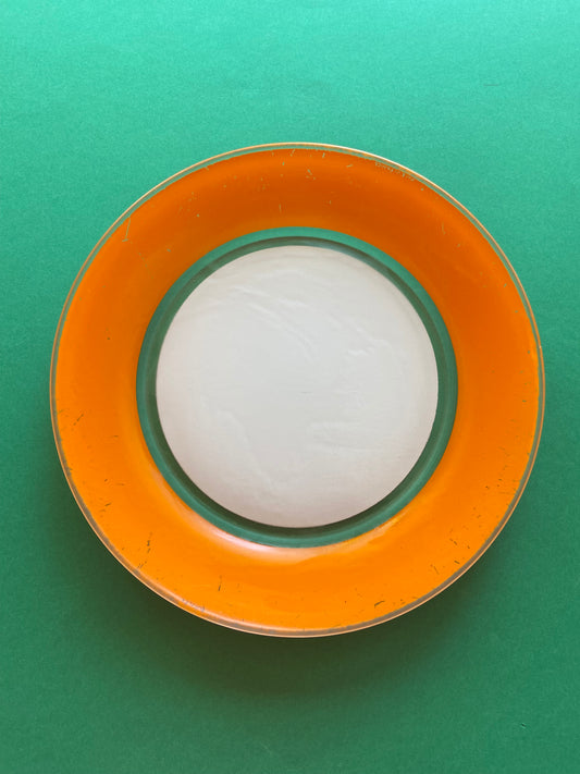 Duralex ORANGE/WHITE flat plate