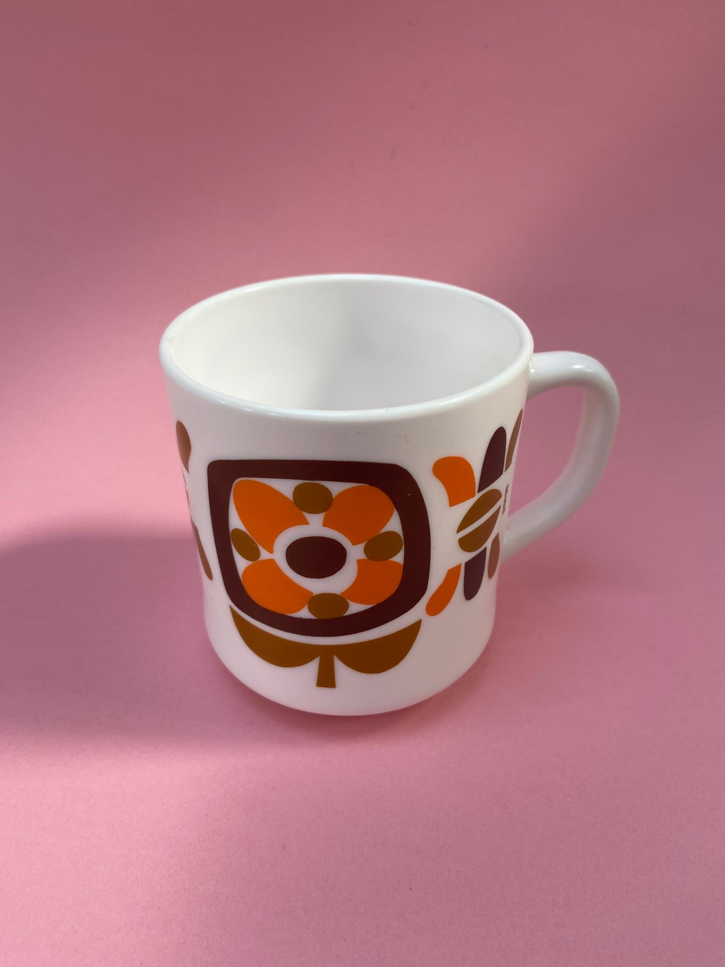 Arcopal MOBIL mug in BROWN/ORANGE color