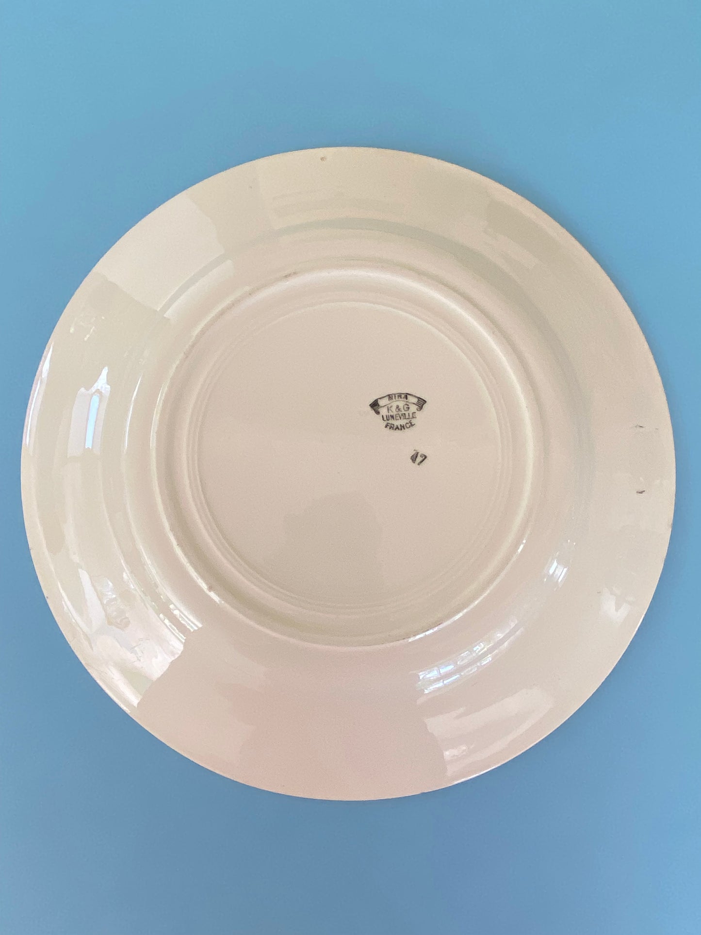 Large LUNEVILLE plate, MIRA model