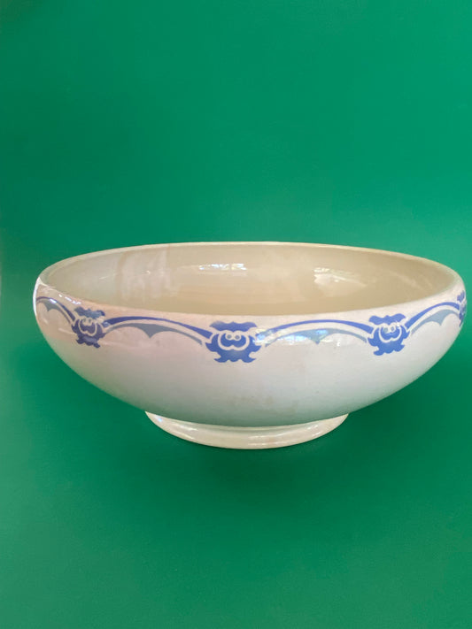 SAINT AMAND salad bowl BLUE pattern