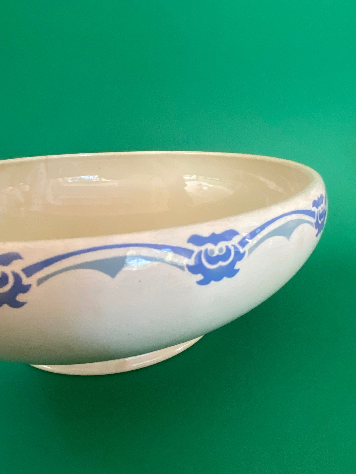 SAINT AMAND salad bowl BLUE pattern