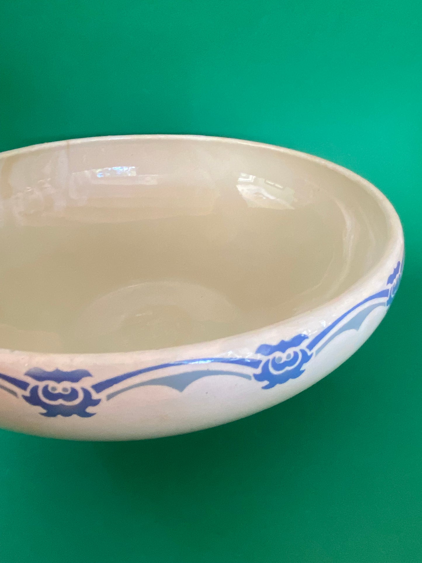 SAINT AMAND salad bowl BLUE pattern