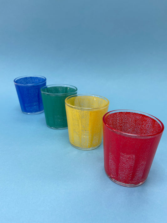 4 small SAINT GOBAIN water glasses