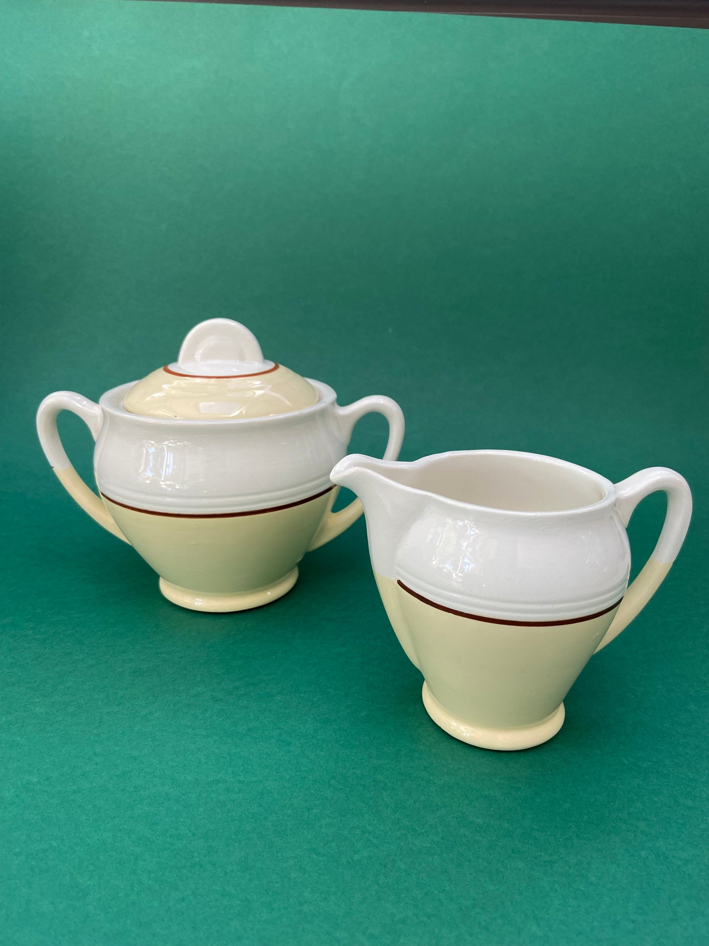 SAINT AMAND PRADO model sugar bowl and milk jug set