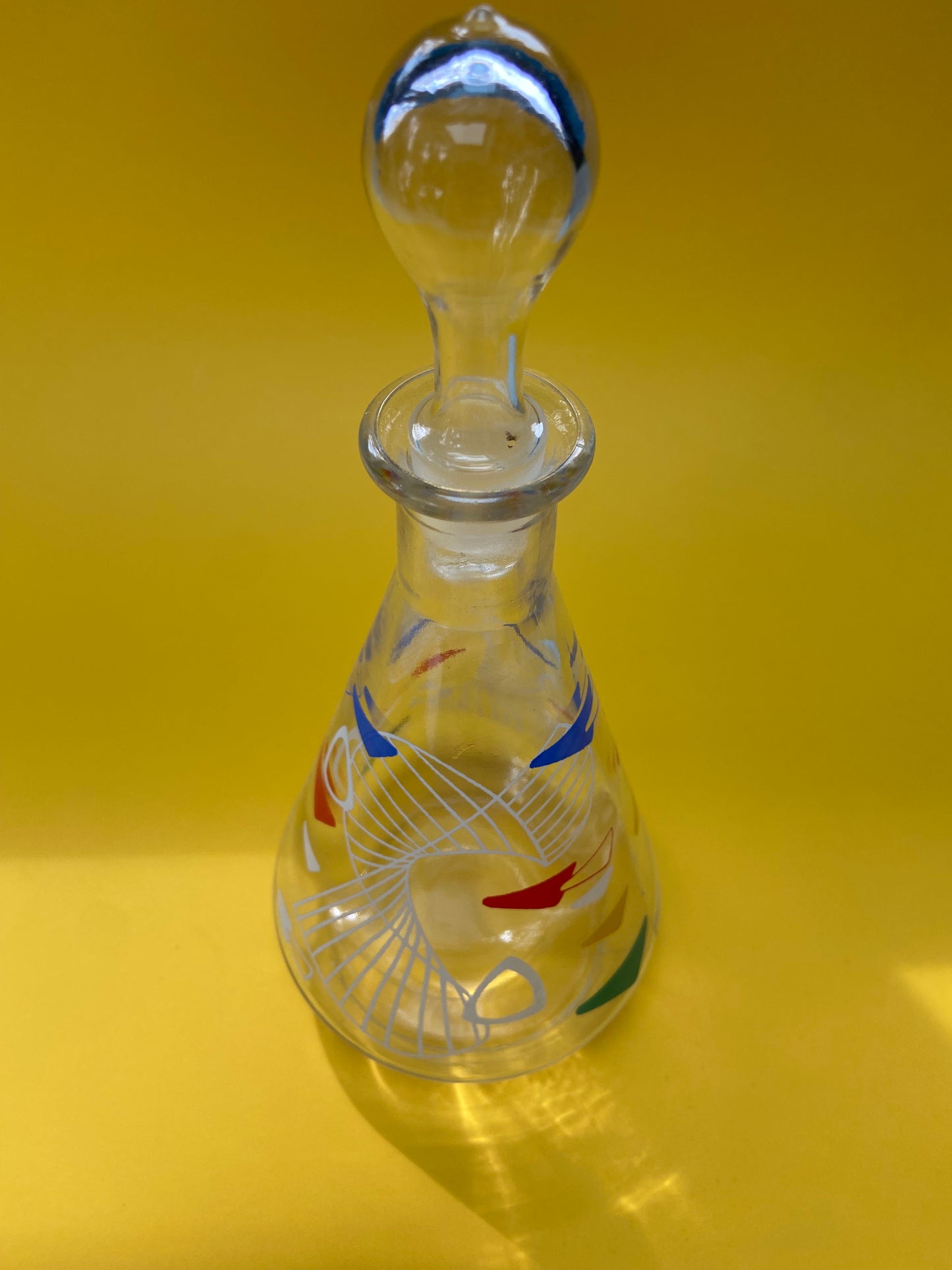 Primary colors liqueur carafe