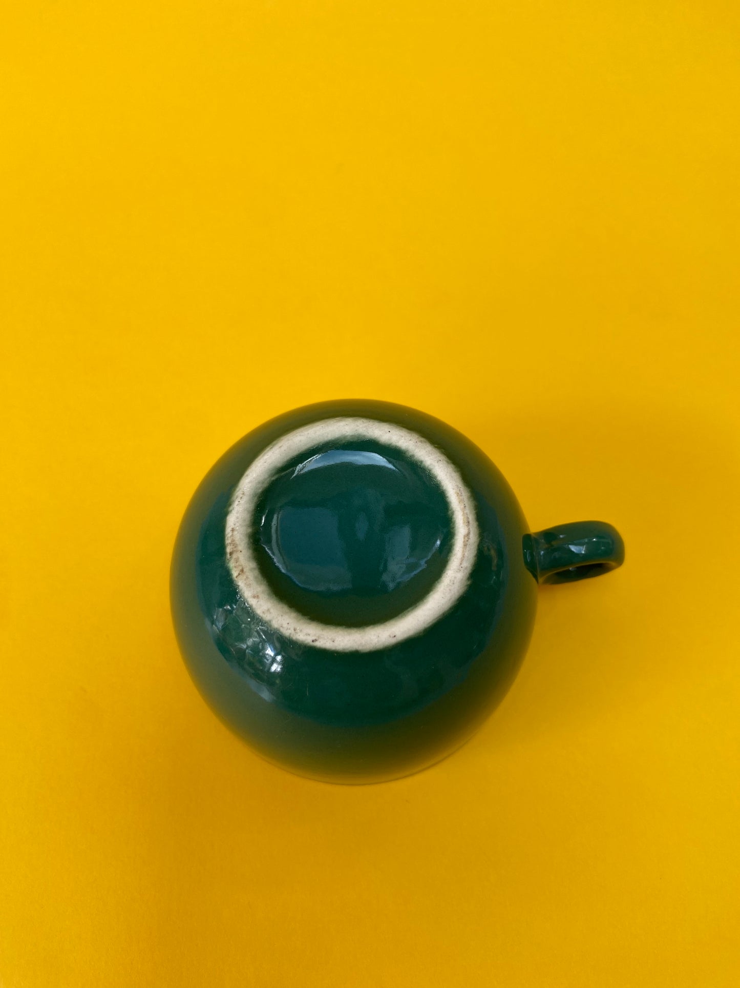 Petite tasse à café avec sous tasse VERT EMERAUDE