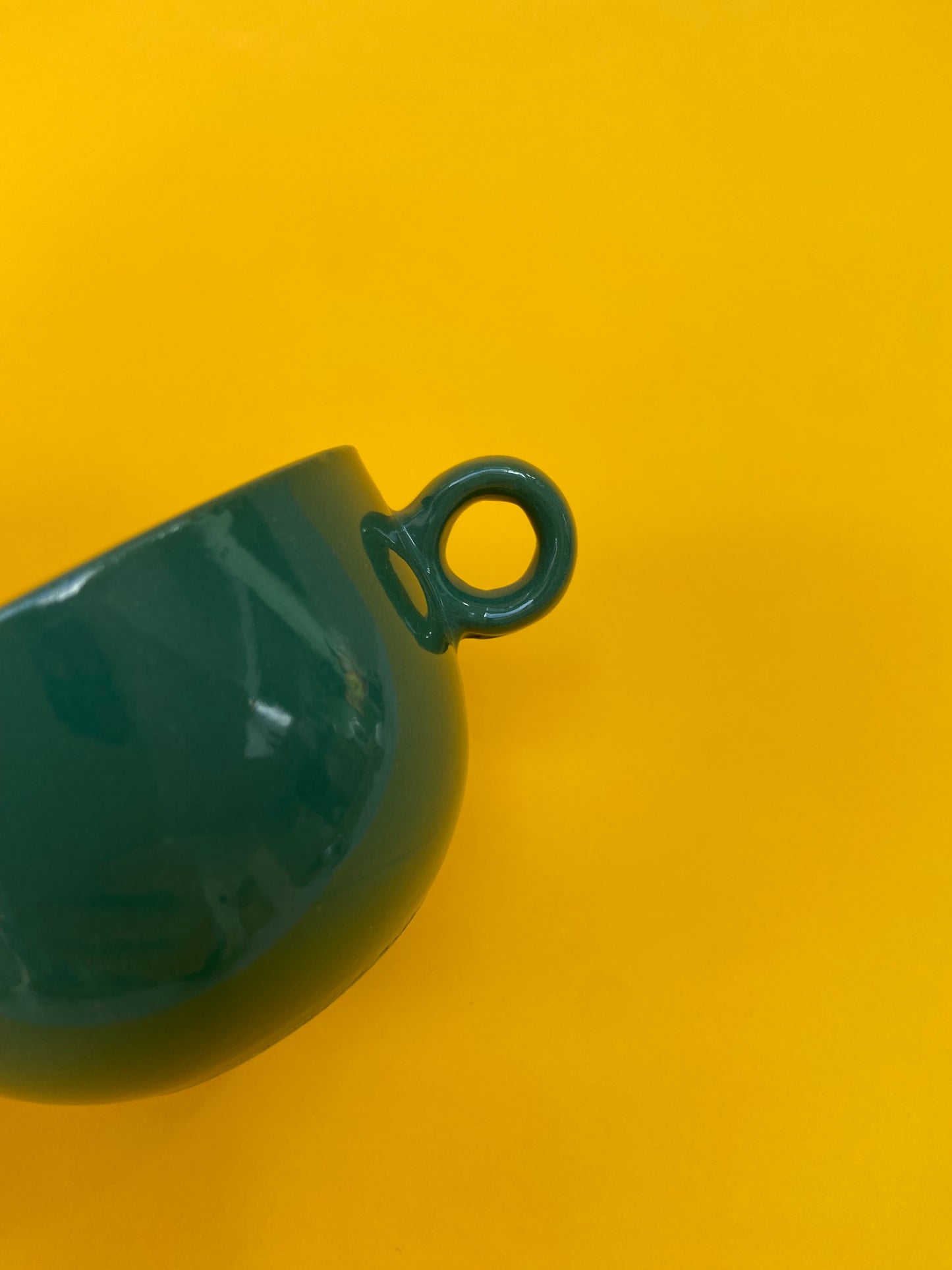 Small coffee cup with saucer EMERALD GREEN