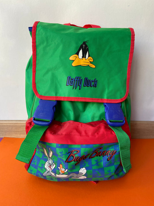 Large BUGS BUNNY / DAFFY DUCK backpack