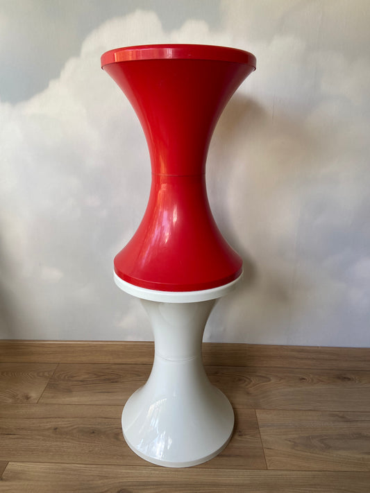 Tabouret style Tam Tam ROUGE