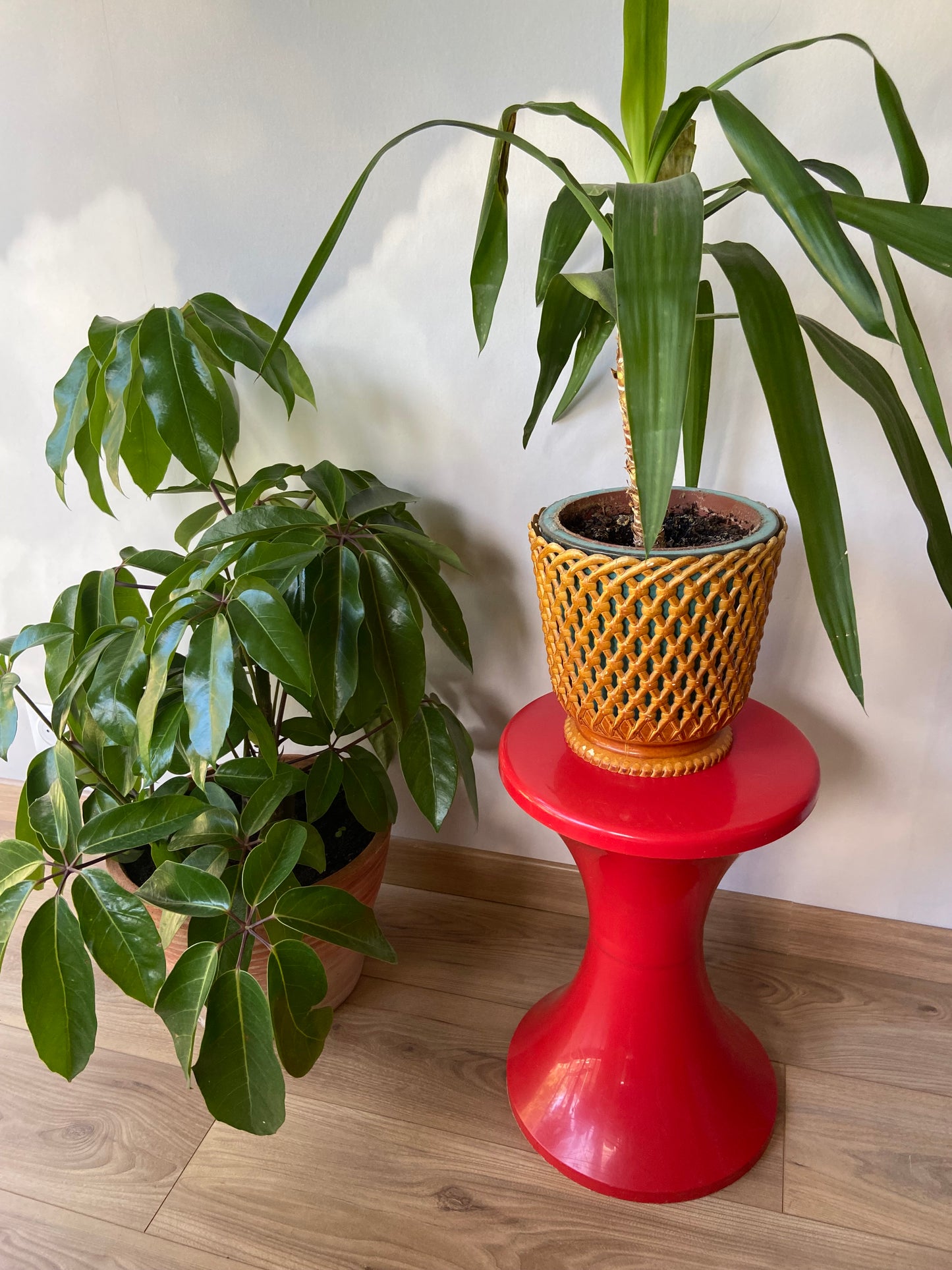 Tabouret style Tam Tam ROUGE