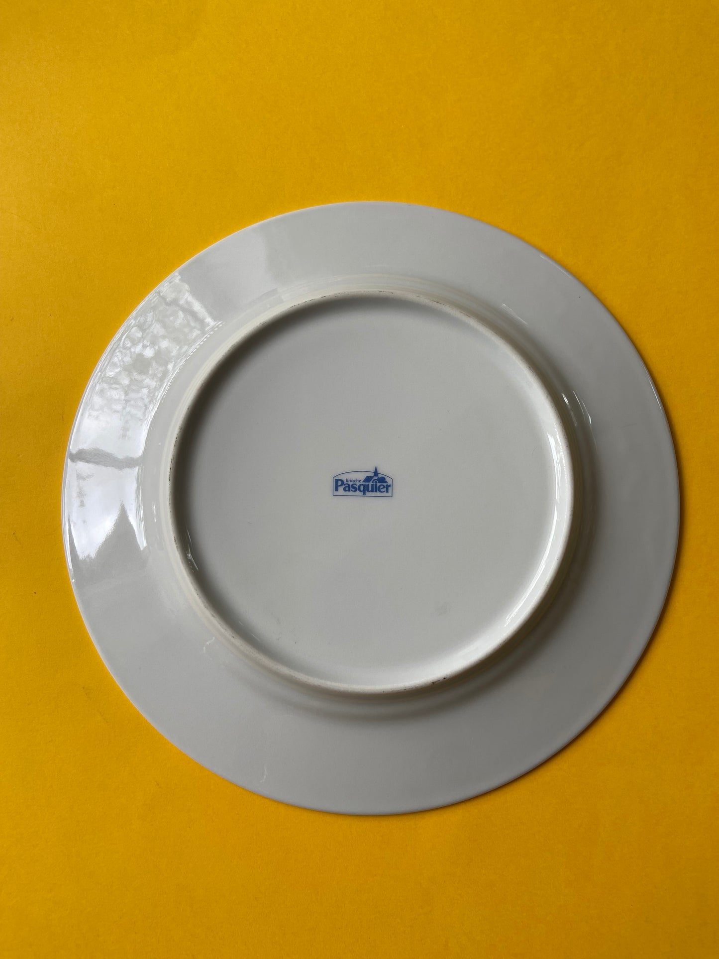 Assiette plate publicitaire Pasquier