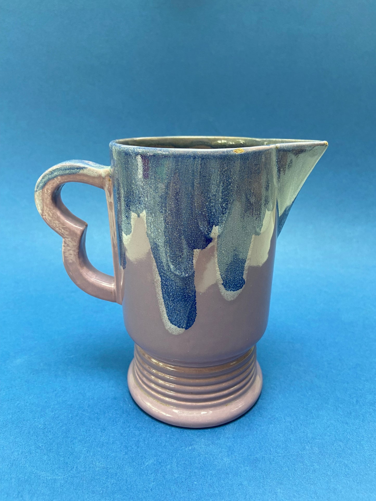 Small stoneware pitcher from the 70s signed Gaubier