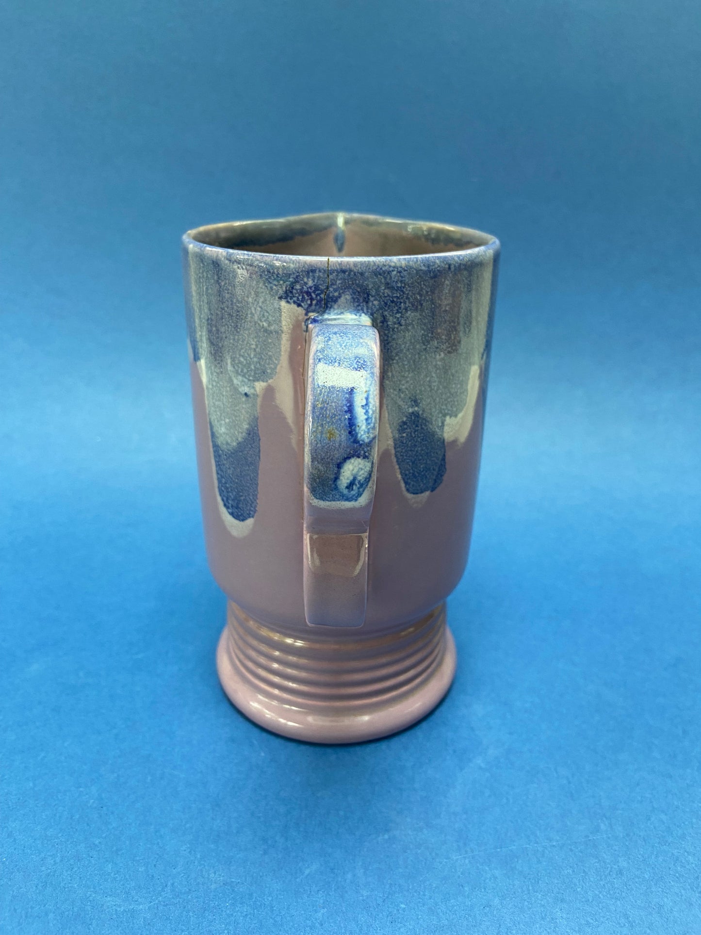 Small stoneware pitcher from the 70s signed Gaubier