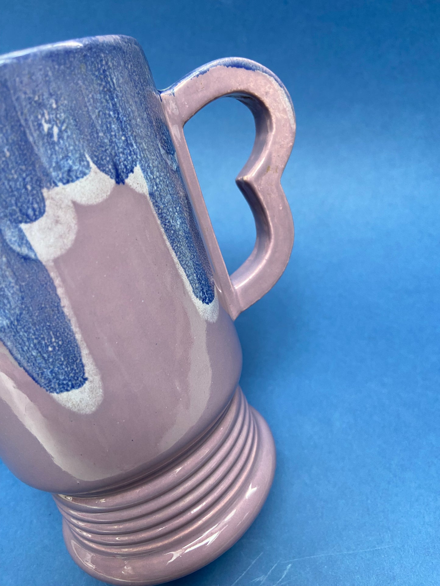 Small stoneware pitcher from the 70s signed Gaubier