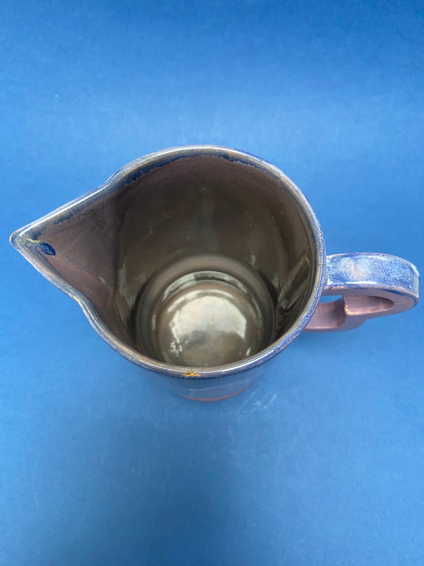 Small stoneware pitcher from the 70s signed Gaubier