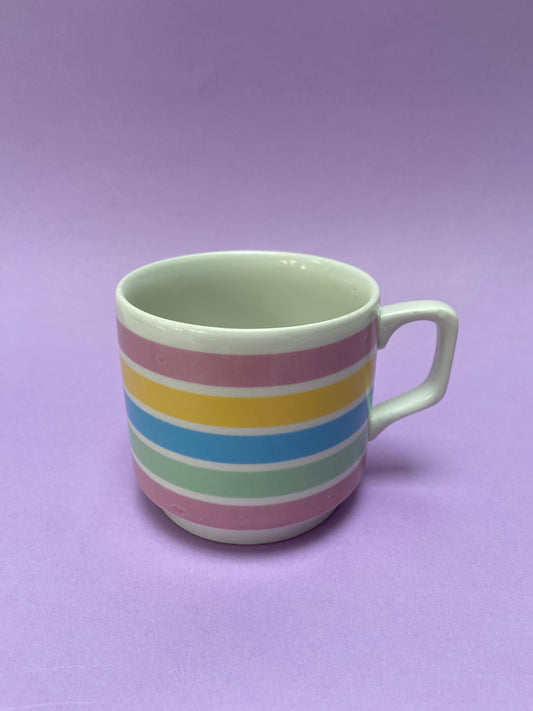 Tasse rayures ARC EN CIEL