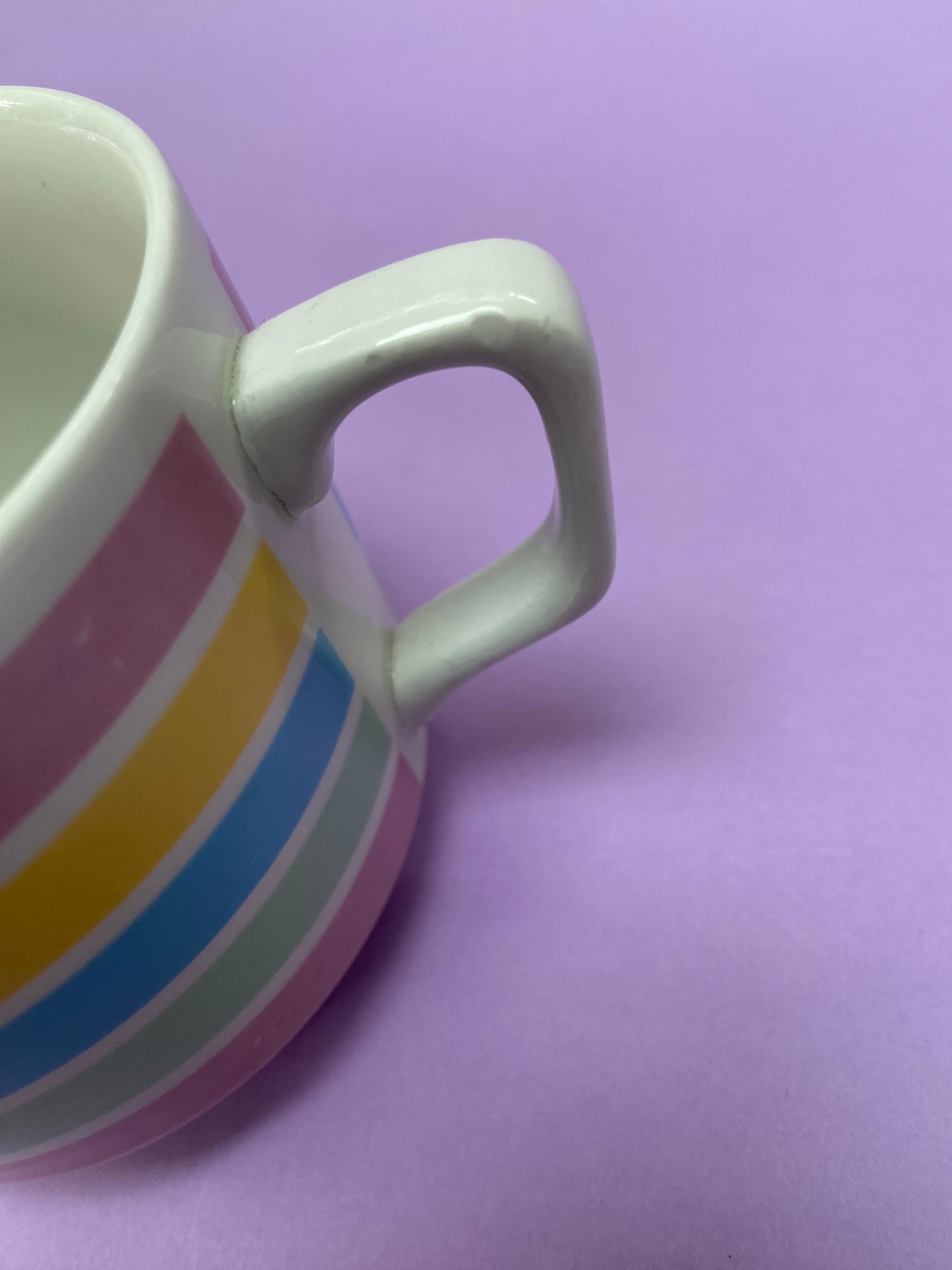 Tasse rayures ARC EN CIEL