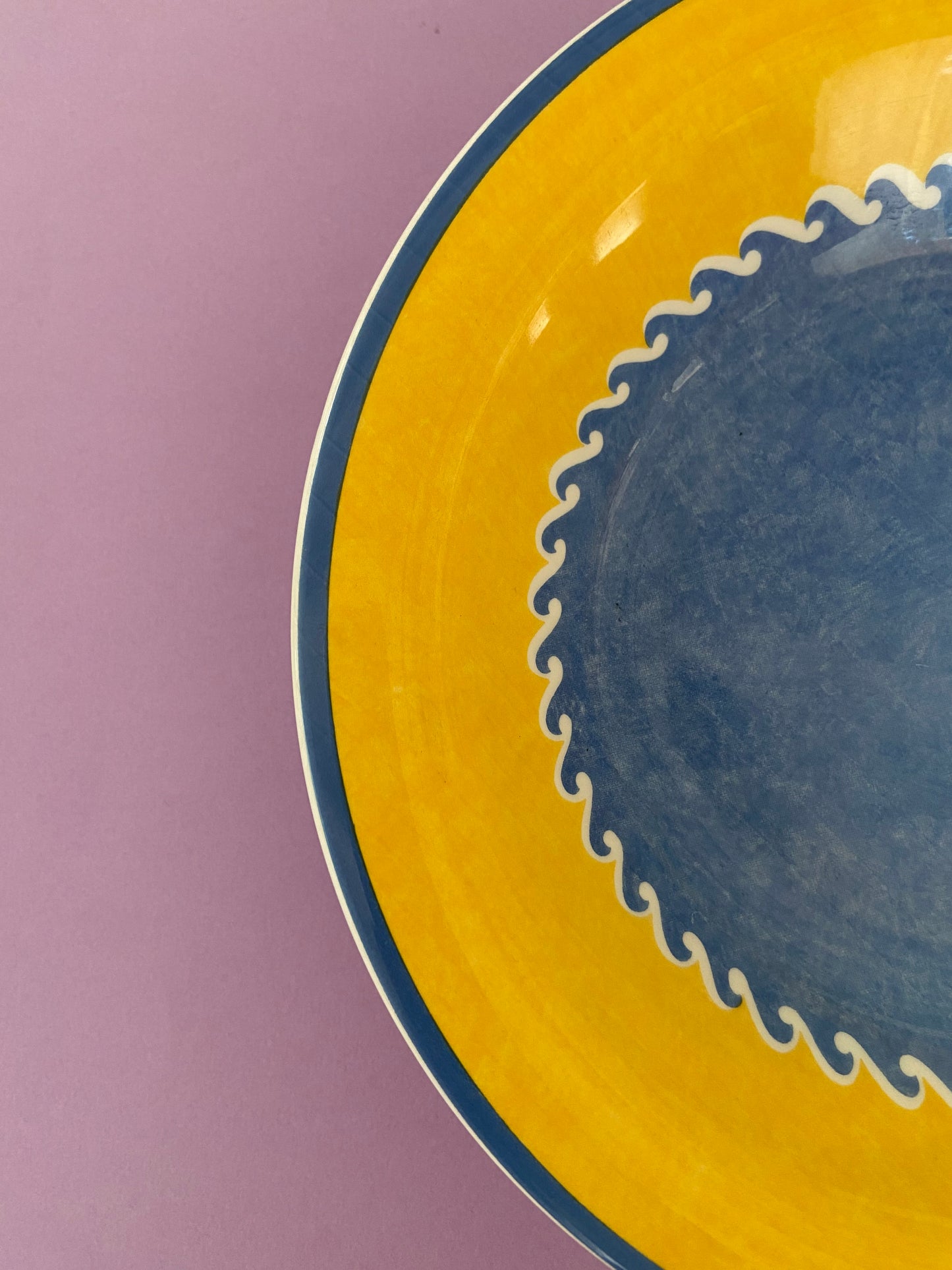 BLUE/YELLOW deep plate