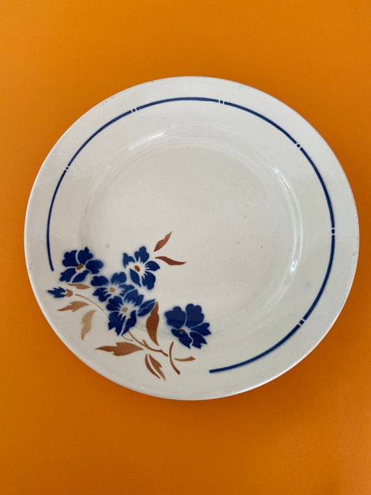 BADONVILLER flat plate floral pattern