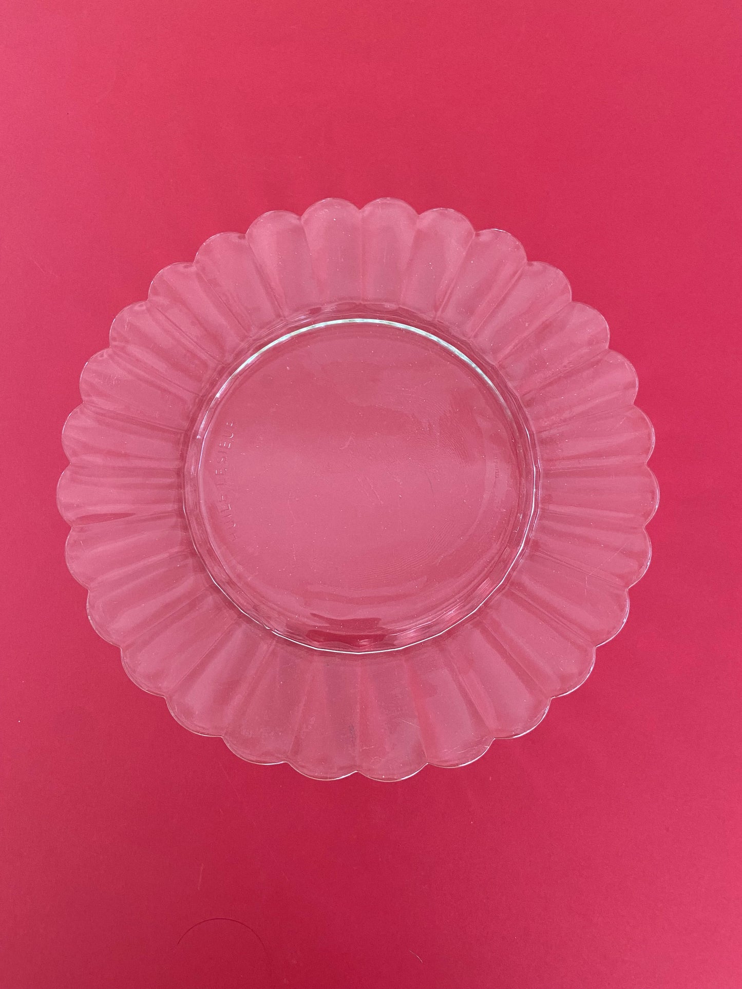 DURALEX transparent serving dish / large plate