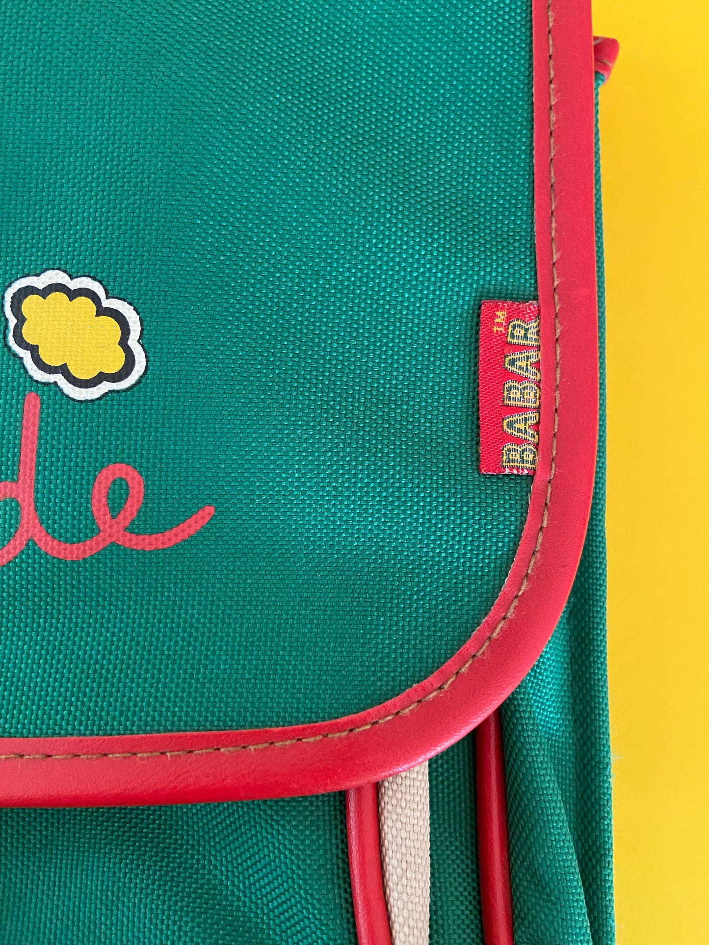 BABAR vintage nursery school bag