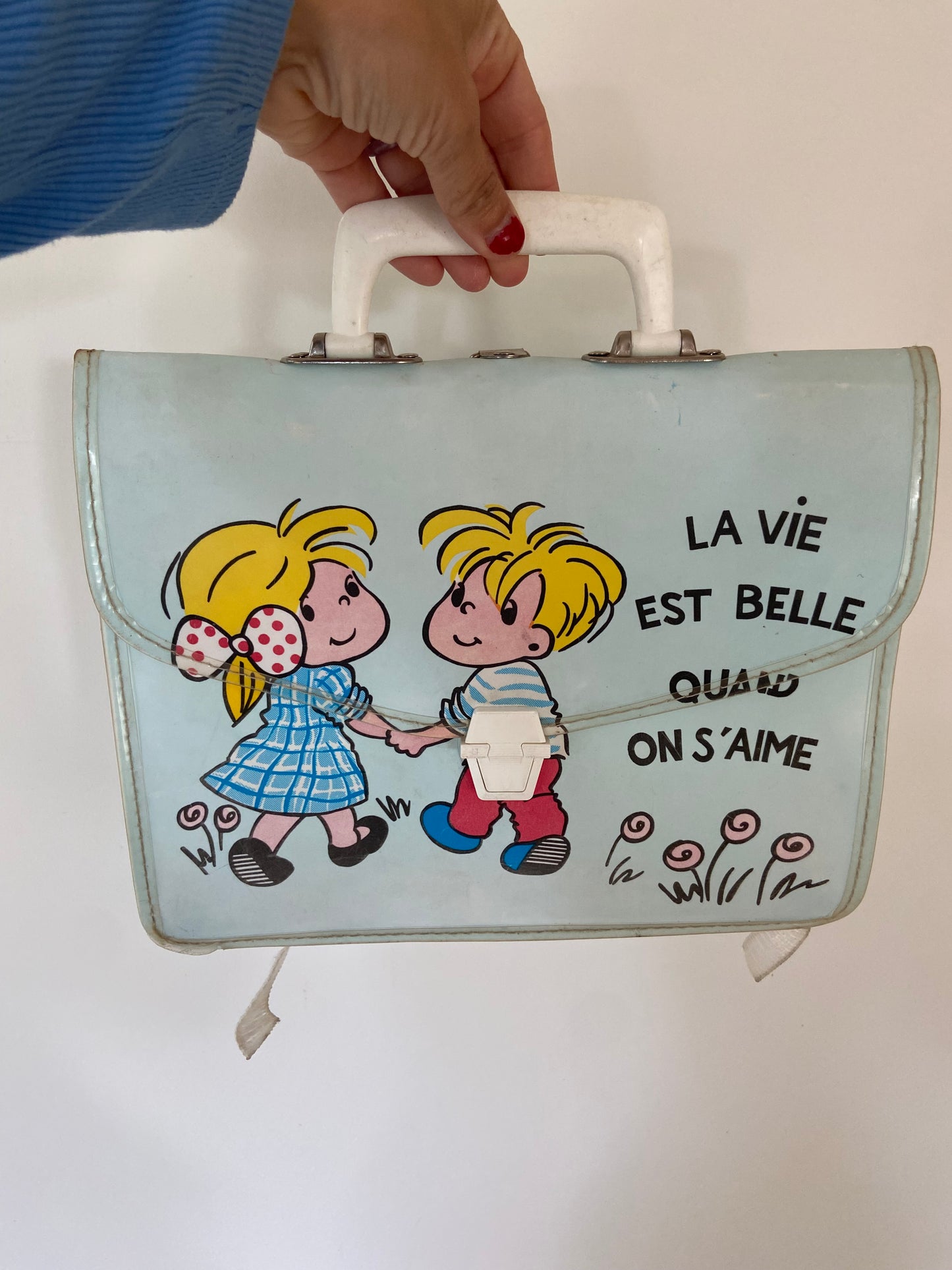 Cartable vintage maternelle AMOUR