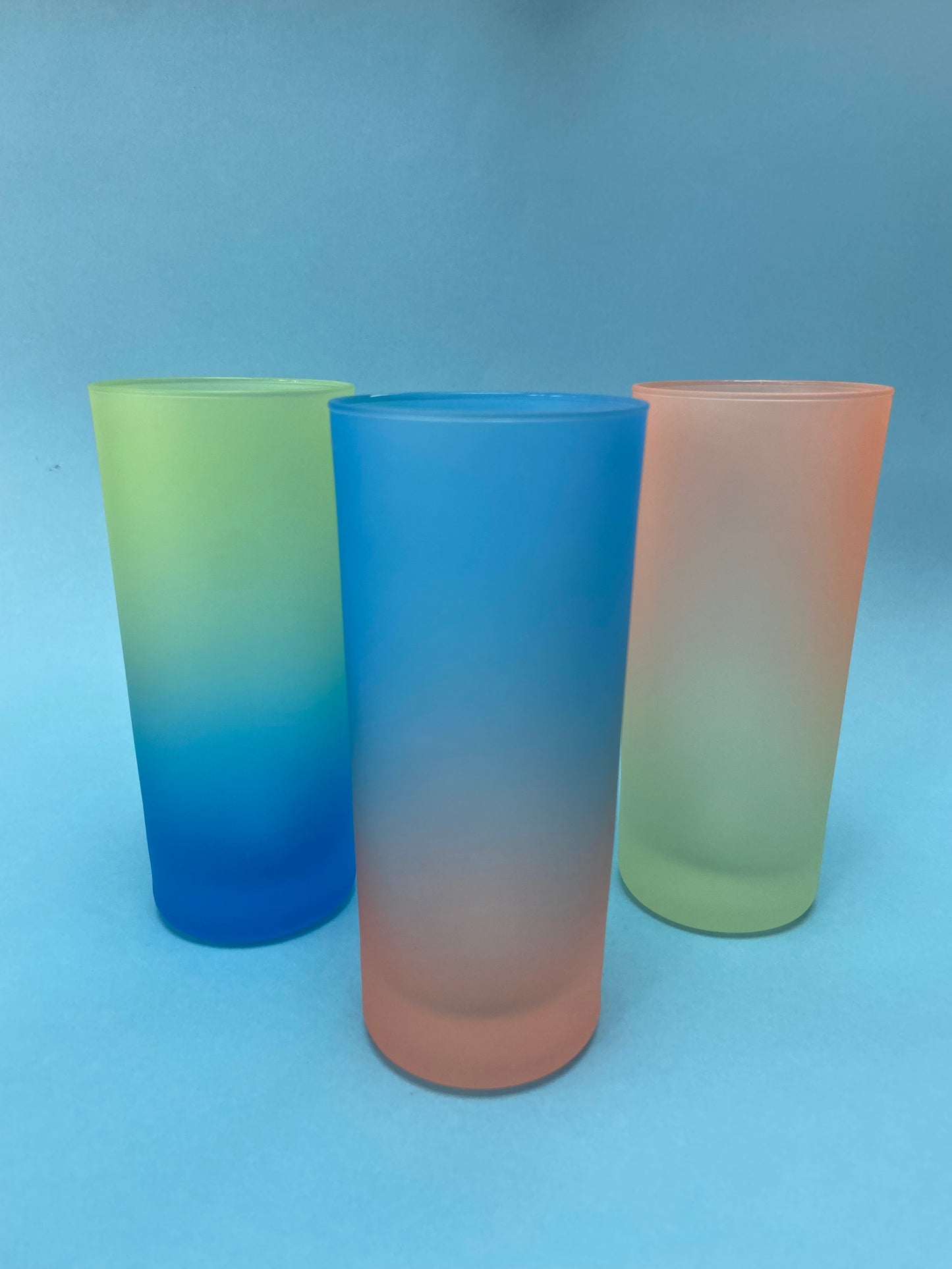 Ensemble 6 verres à jus COULEURS PEPS