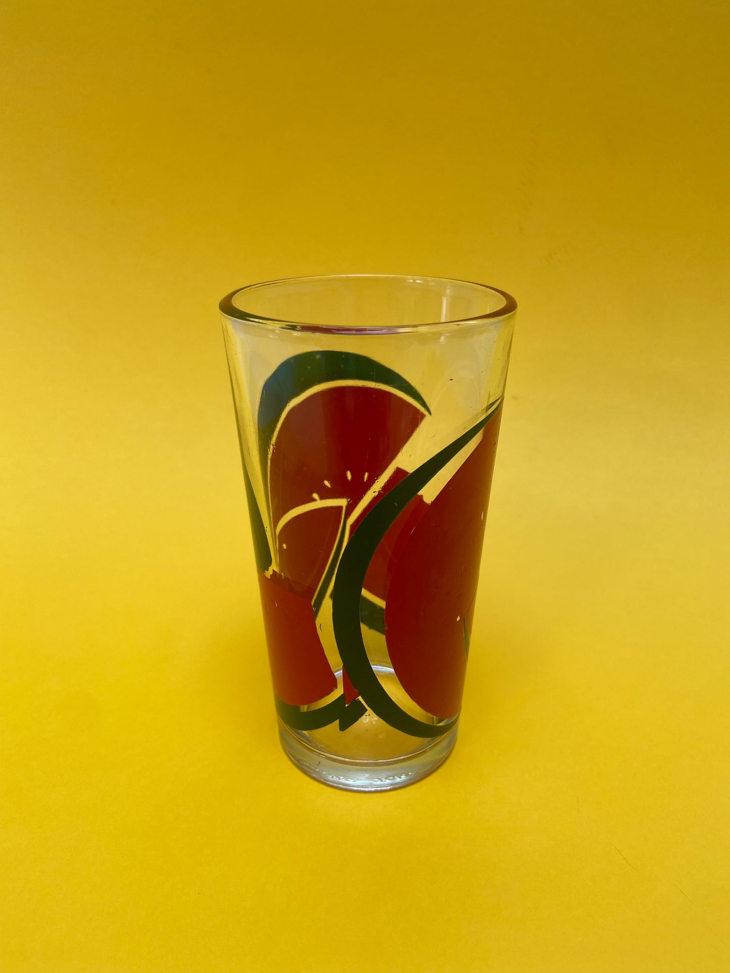 Verre à jus motif PASTÈQUES