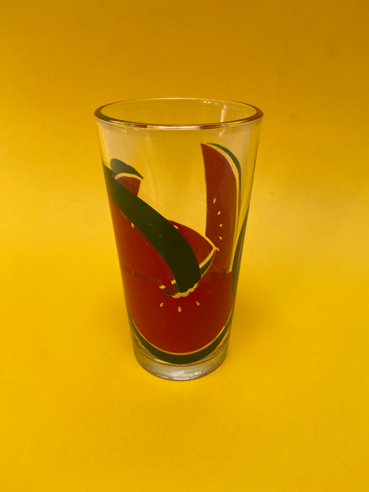 Verre à jus motif PASTÈQUES