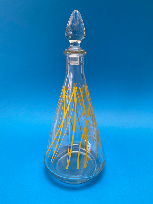 Large carafe with Yellow Lines pattern