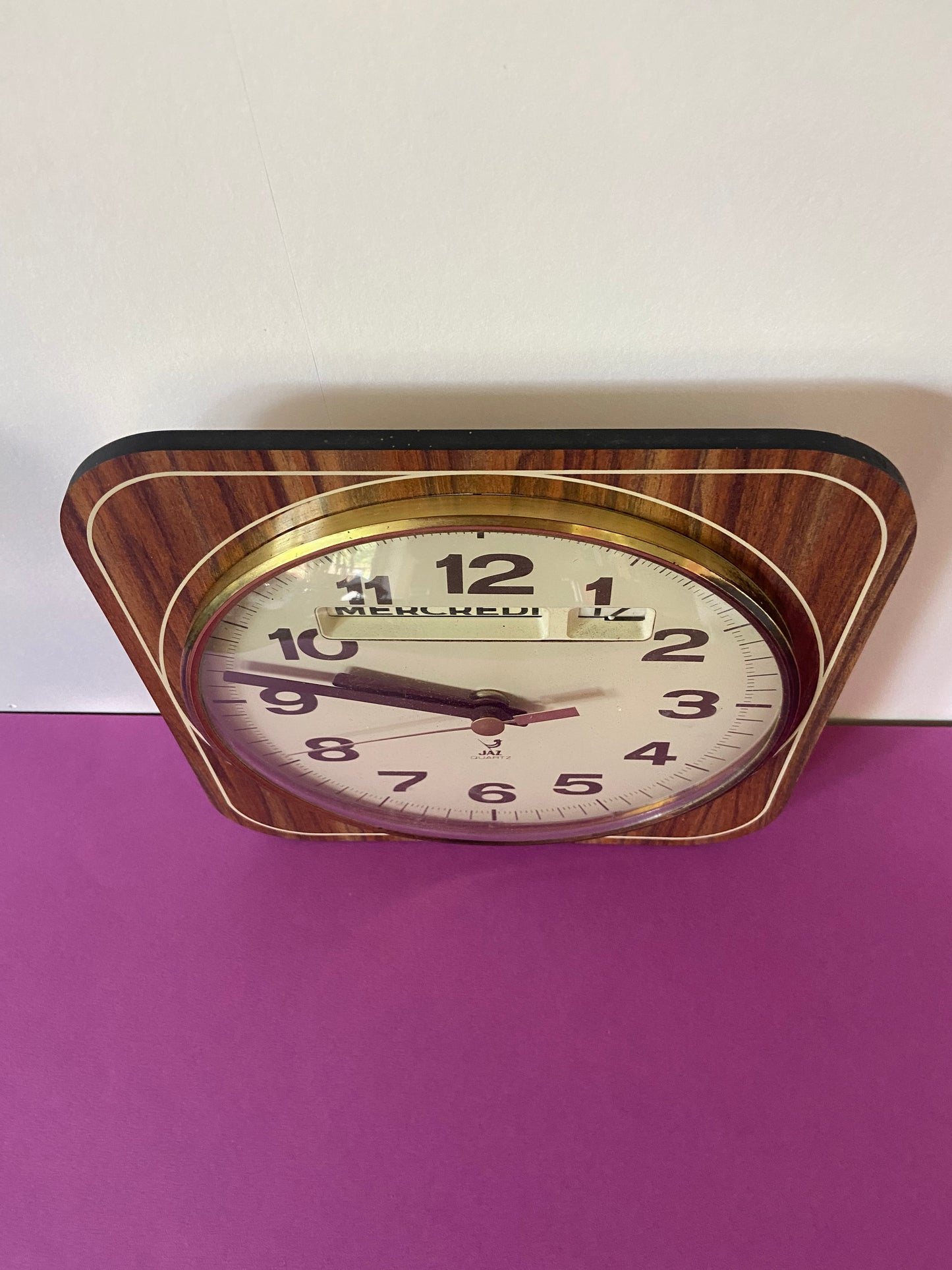 Horloge murale vintage Formica JAZ