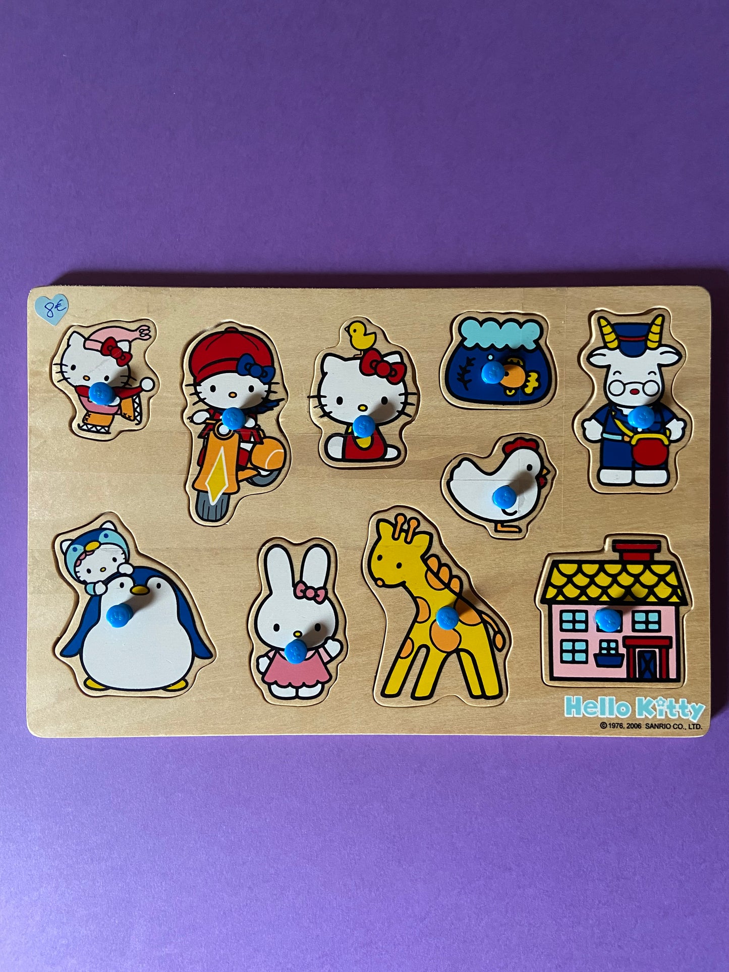 Hello KITTY 2006 wooden puzzle