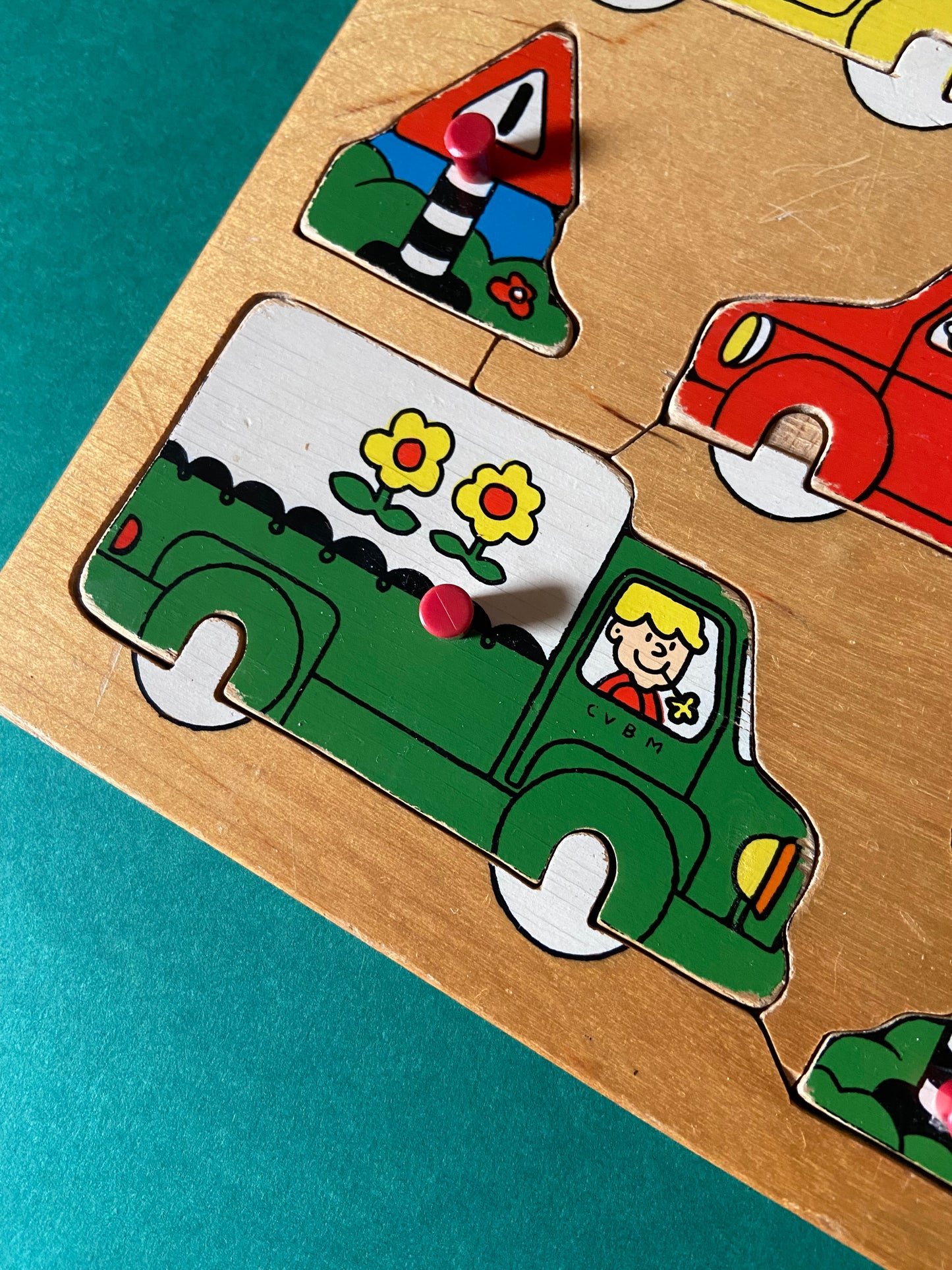 Simplex Toys VEHICLES Wooden Puzzle